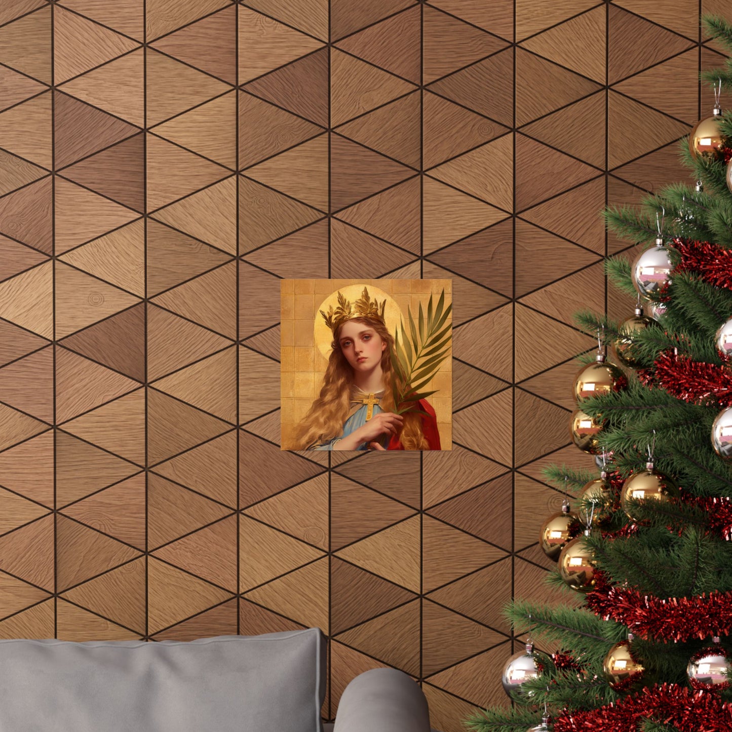Saint Agrippina - Sanctified Souls Print - Multiple Sizes - Premium Matte Vertical Posters