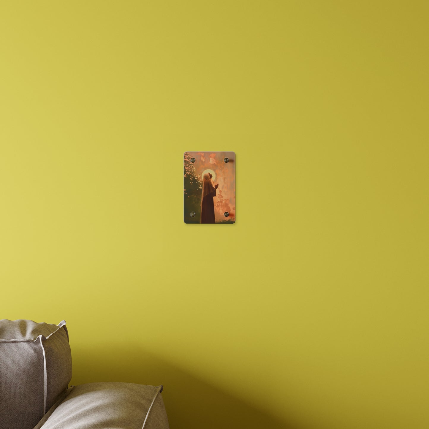 Saint Monica Wall Art Panel - Ready to Hang Acrylic Print - Catholic Saint Art - Patron Saint Print - No Frame needed