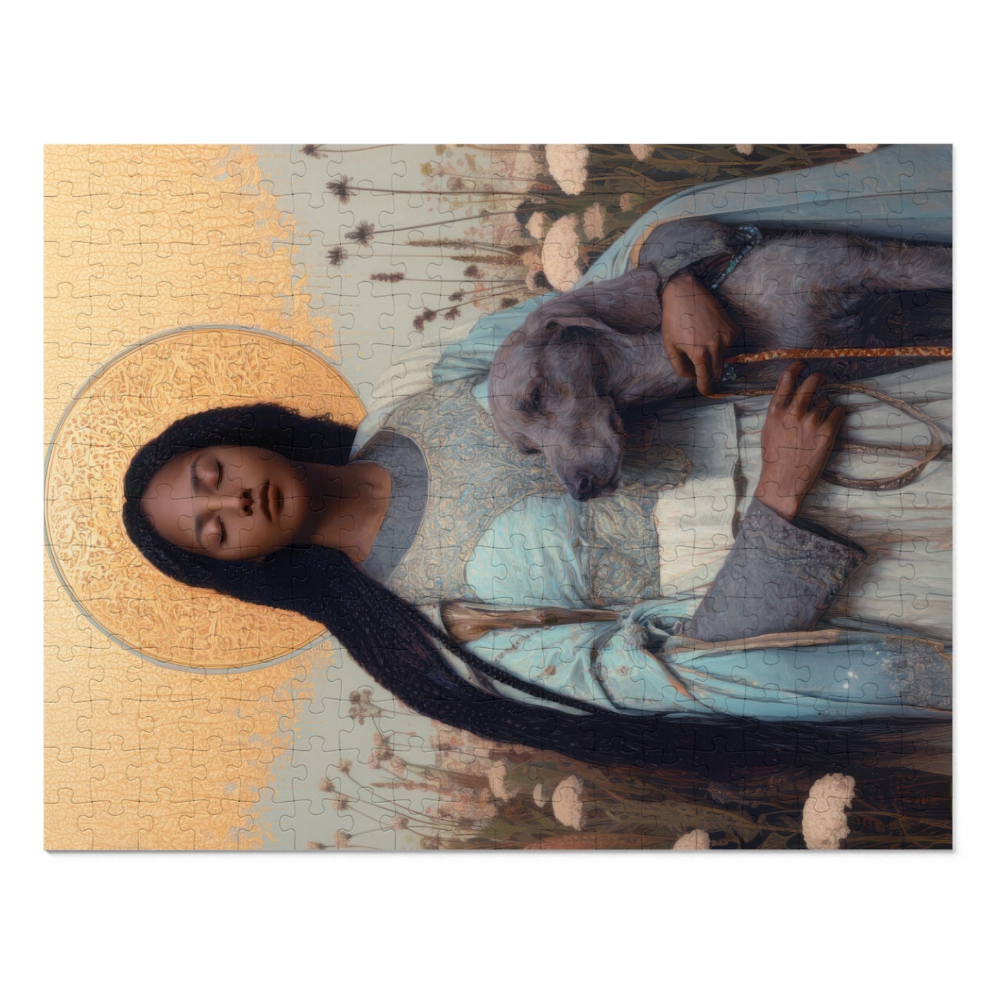 Saint Quiteria - Puzzle & Keepsake Tin - Religious Jigsaw Puzzle (30, 110, 252, 500,1000-Piece)