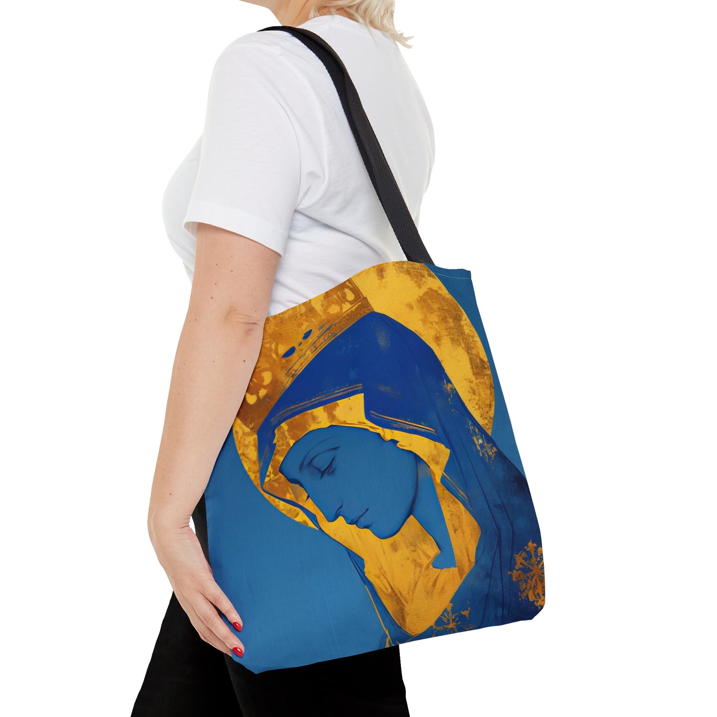 Mother Mary - Light of All Faithful Tote Bag - Large Medium Small Faith Art Bag - Catholic Faith Purse - Religious Carry All
