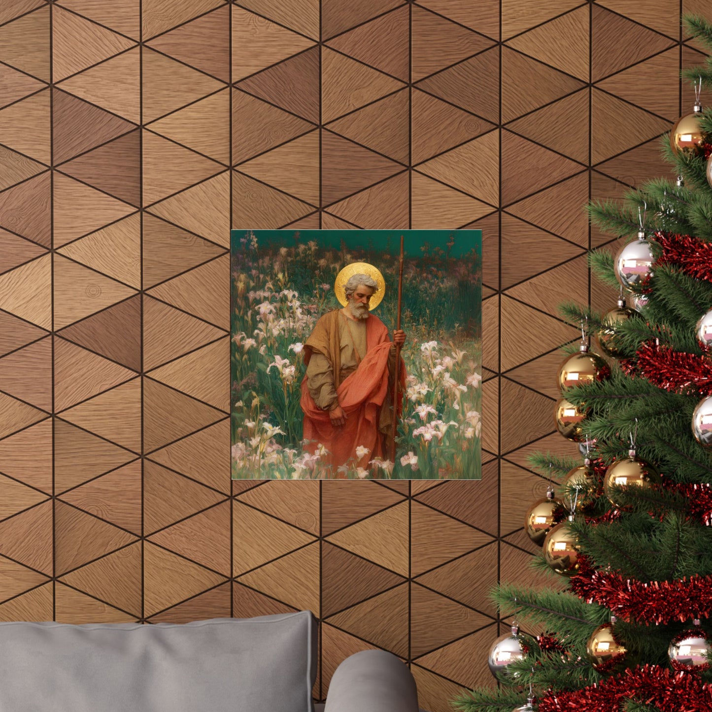 Saint James the Lesser  - Sanctified Souls Print - Multiple Sizes - Premium Posters - Catholic Art - Christian Home Decor Artwork