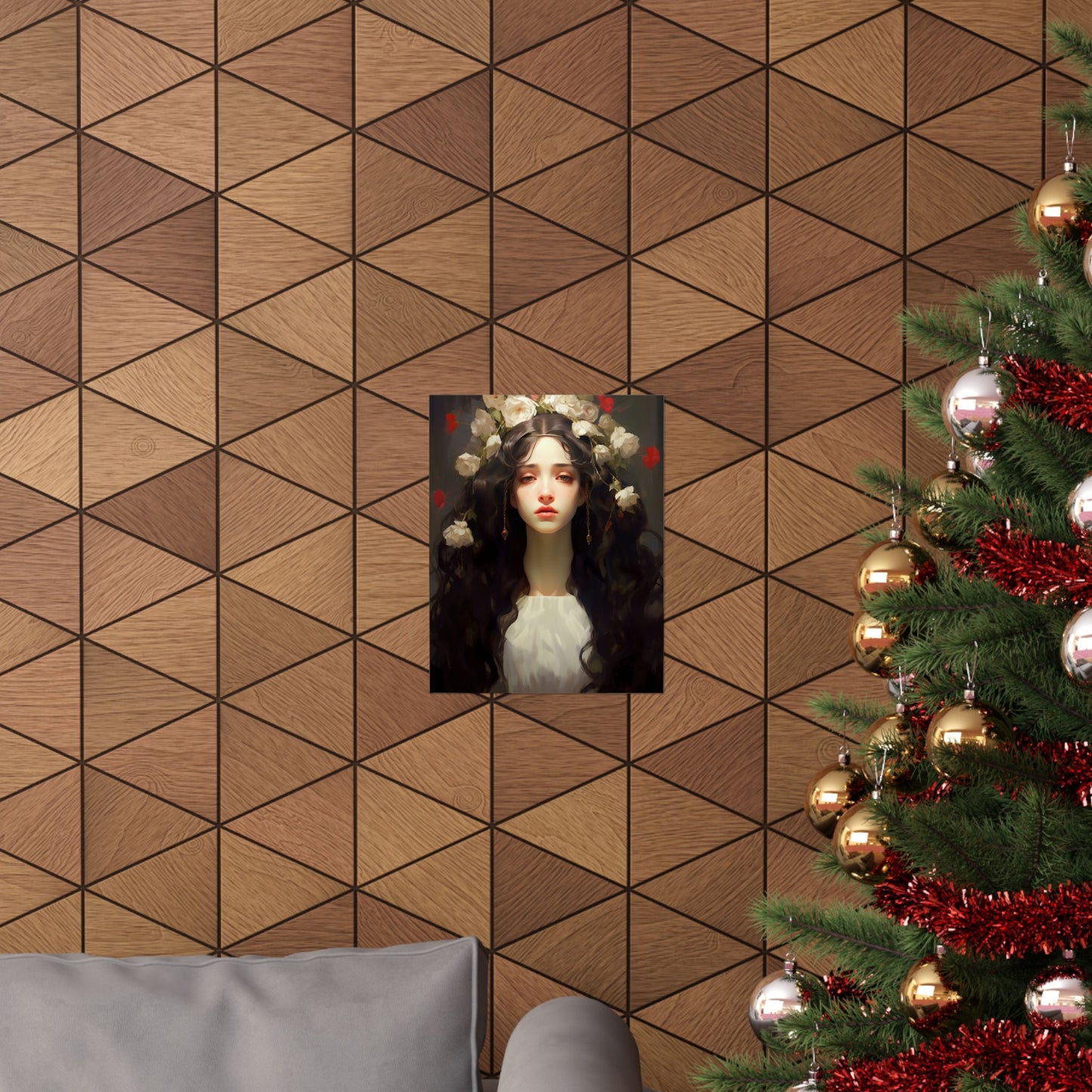 Saint Flora - Sanctified Souls Print - Multiple Sizes - Premium Matte Vertical Posters