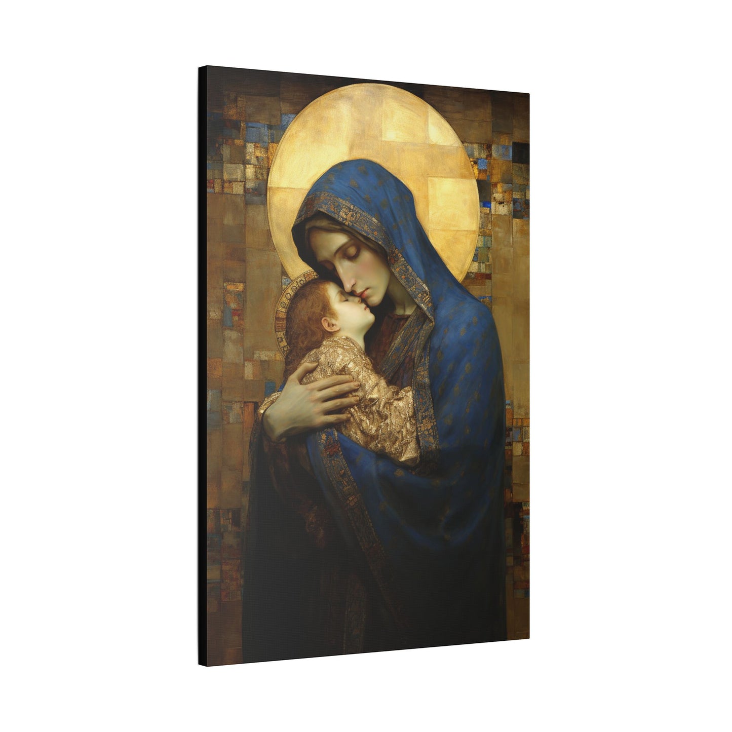 Madonna and Child - Museum Wrapped Canvas - Sanctified Souls Print - Religious Art for your Home - The Virgin Mary and The Christ Child