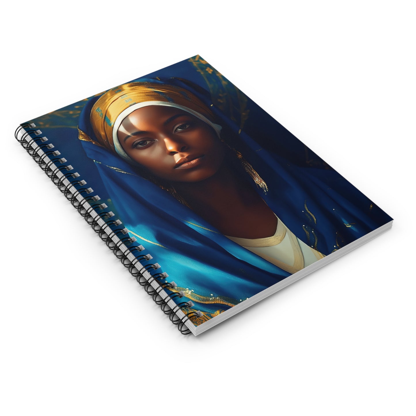 Mary the Blessed Virgin Journal - Sanctified Souls Art - Religious Based Notebook - Spiral Notebook - Ruled Line - Mother Mary