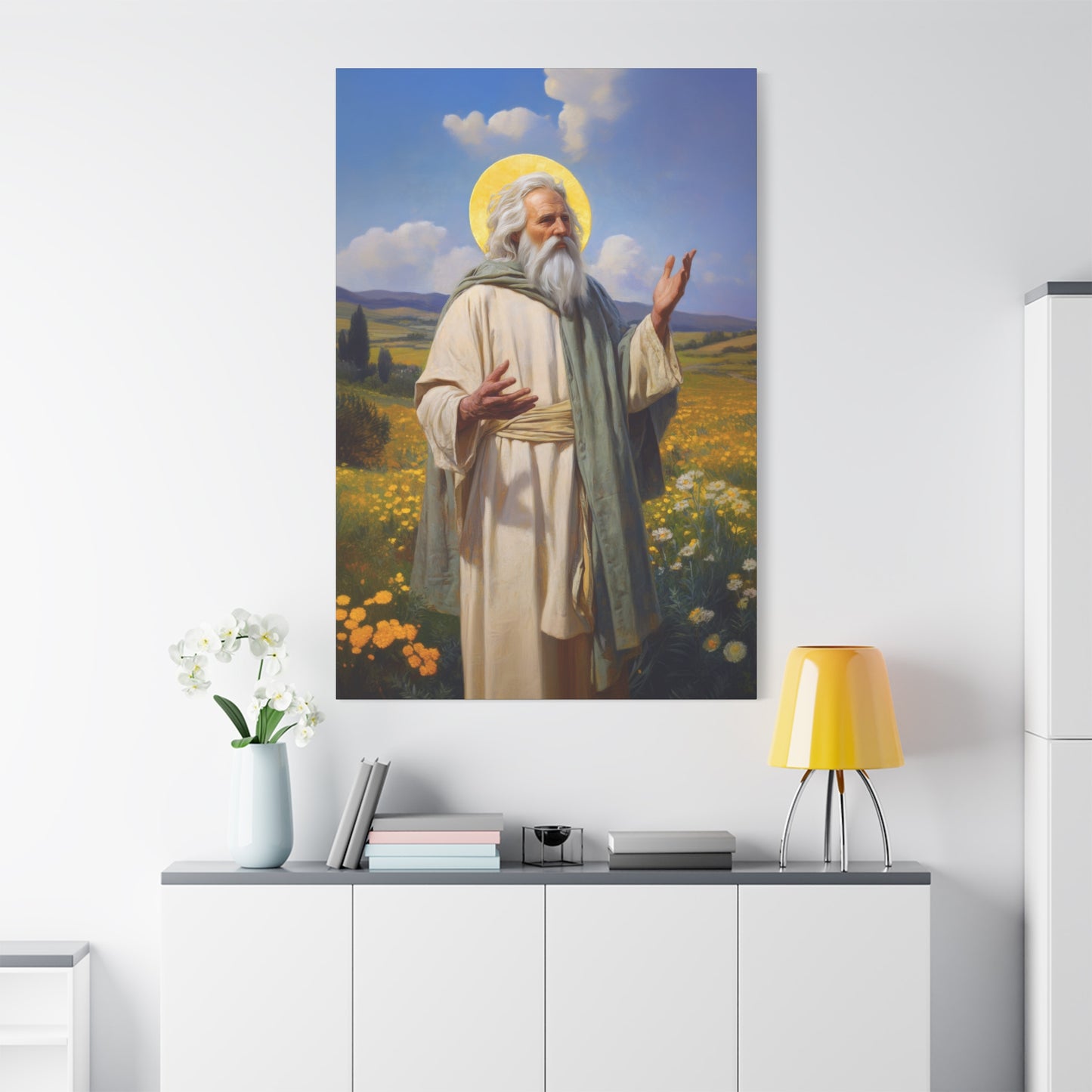 Saint Hilary of Arles - Gallery Wrapped Canvas - Print - Religious Art for your Home - Catholic Art Print