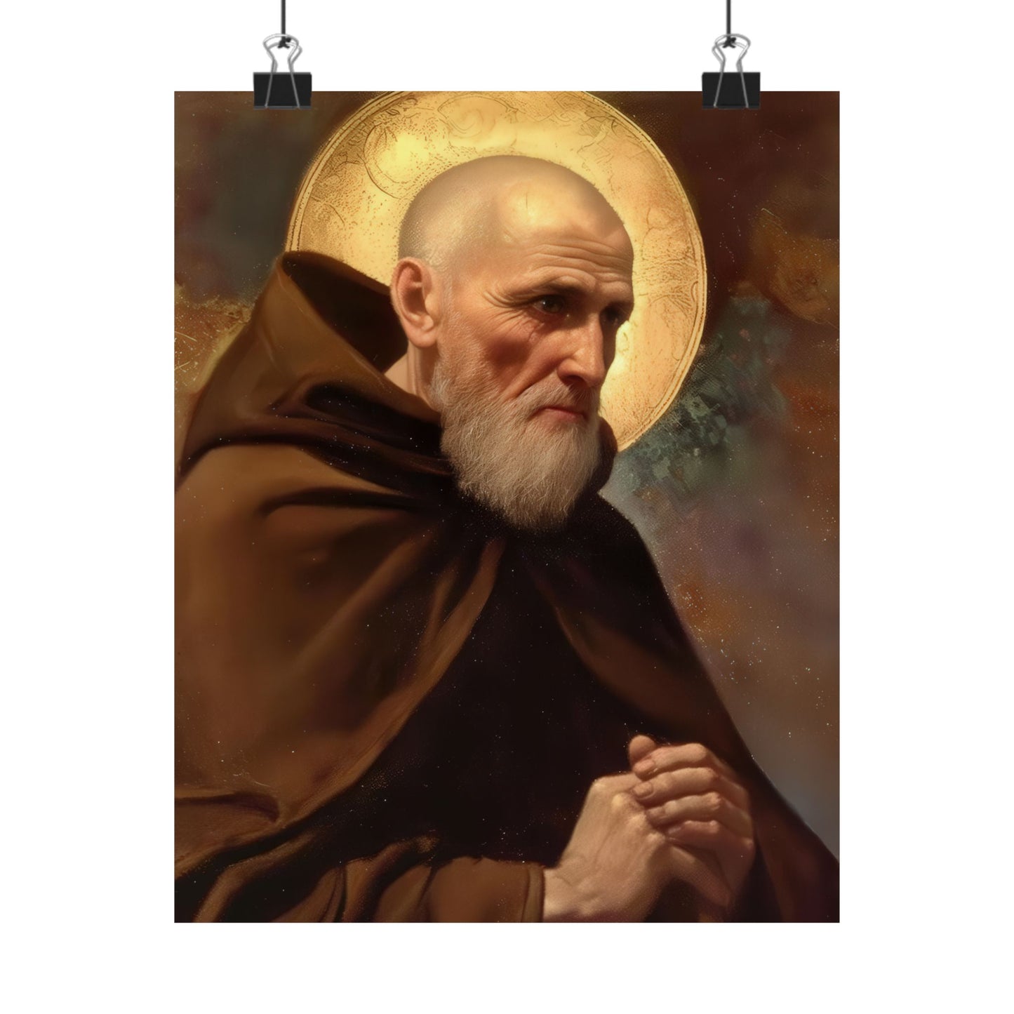 Saint Ignatius of Laconi - Sanctified Souls Print - Multiple Sizes - Premium Matte Vertical Posters