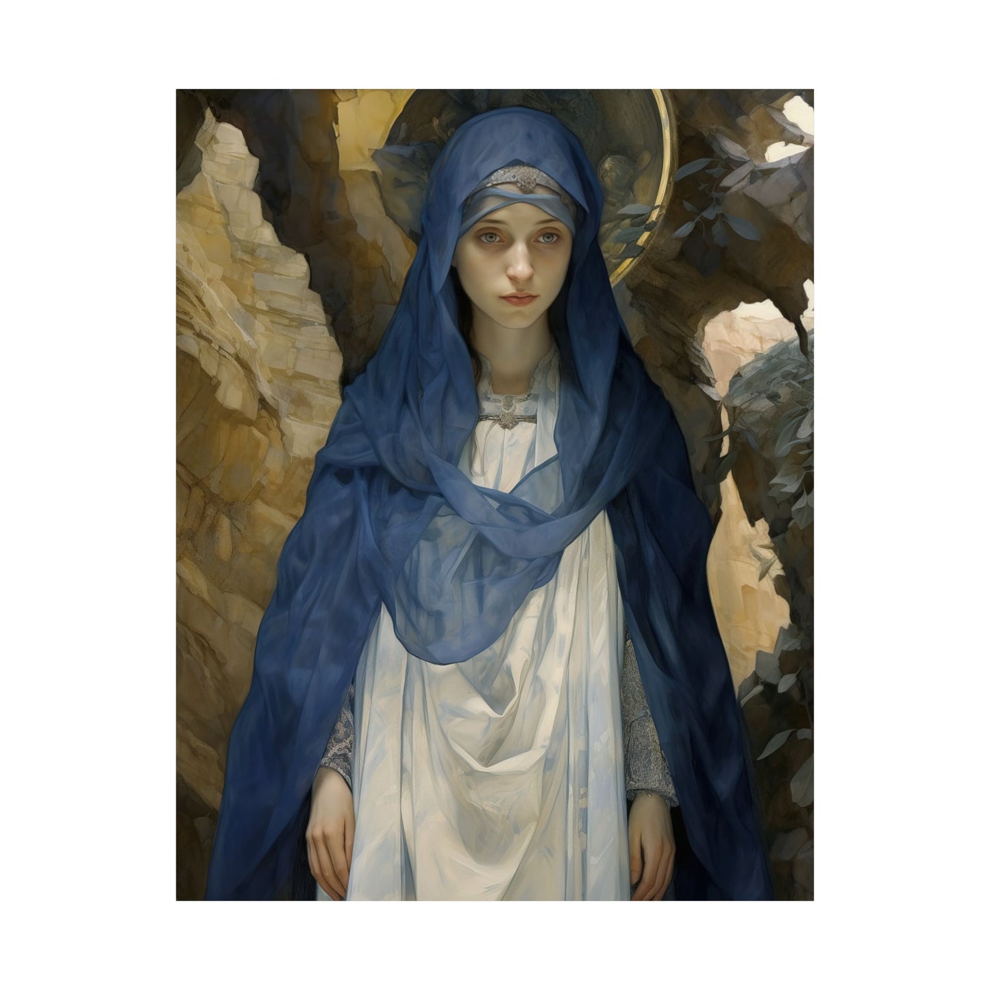 Saint Pelagia - Sanctified Souls Print - Multiple Sizes - Premium Matte Vertical Posters