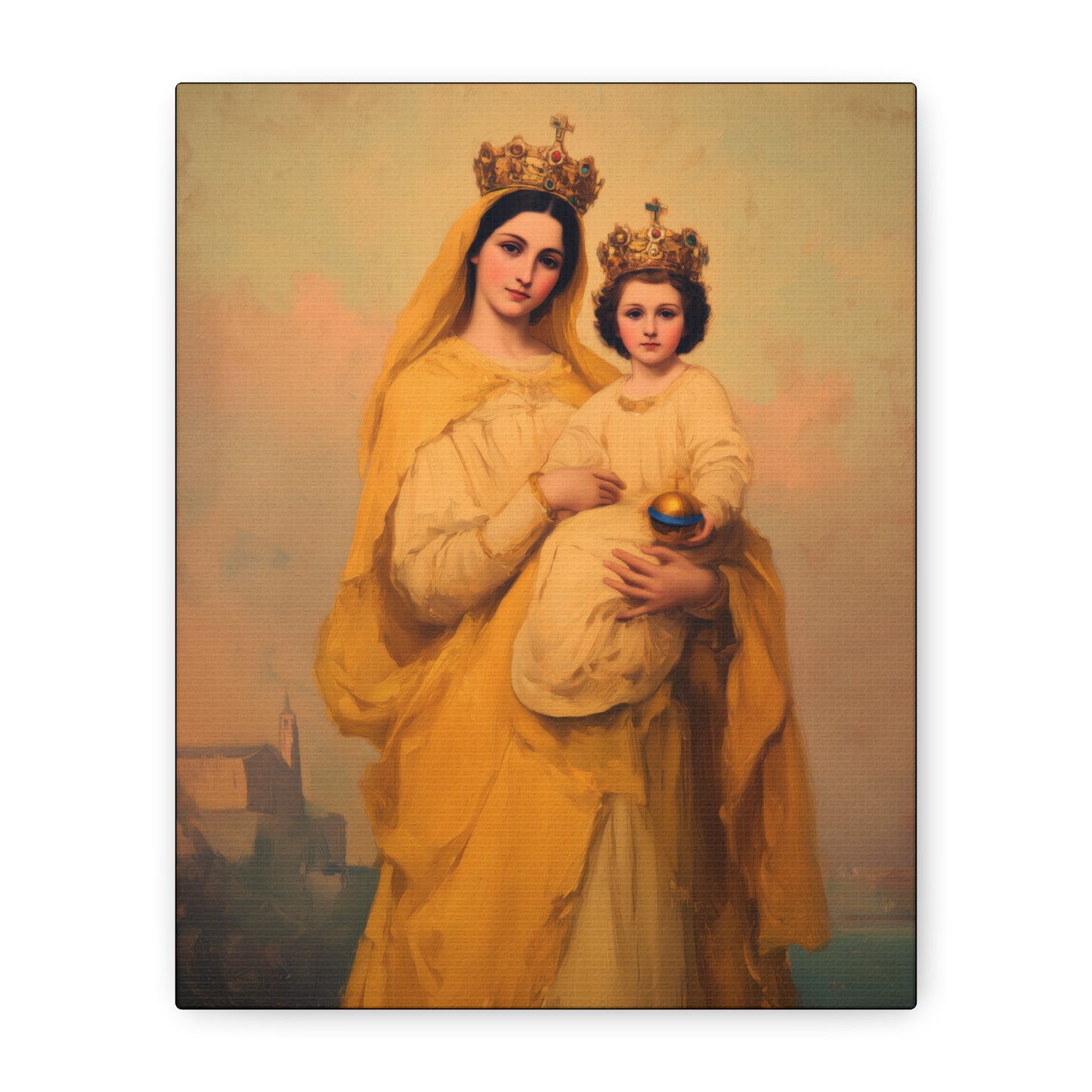 Our Lady of Prompt Succor - Gallery Wrapped Canvas - Print - Religious Art for your Home - Catholic