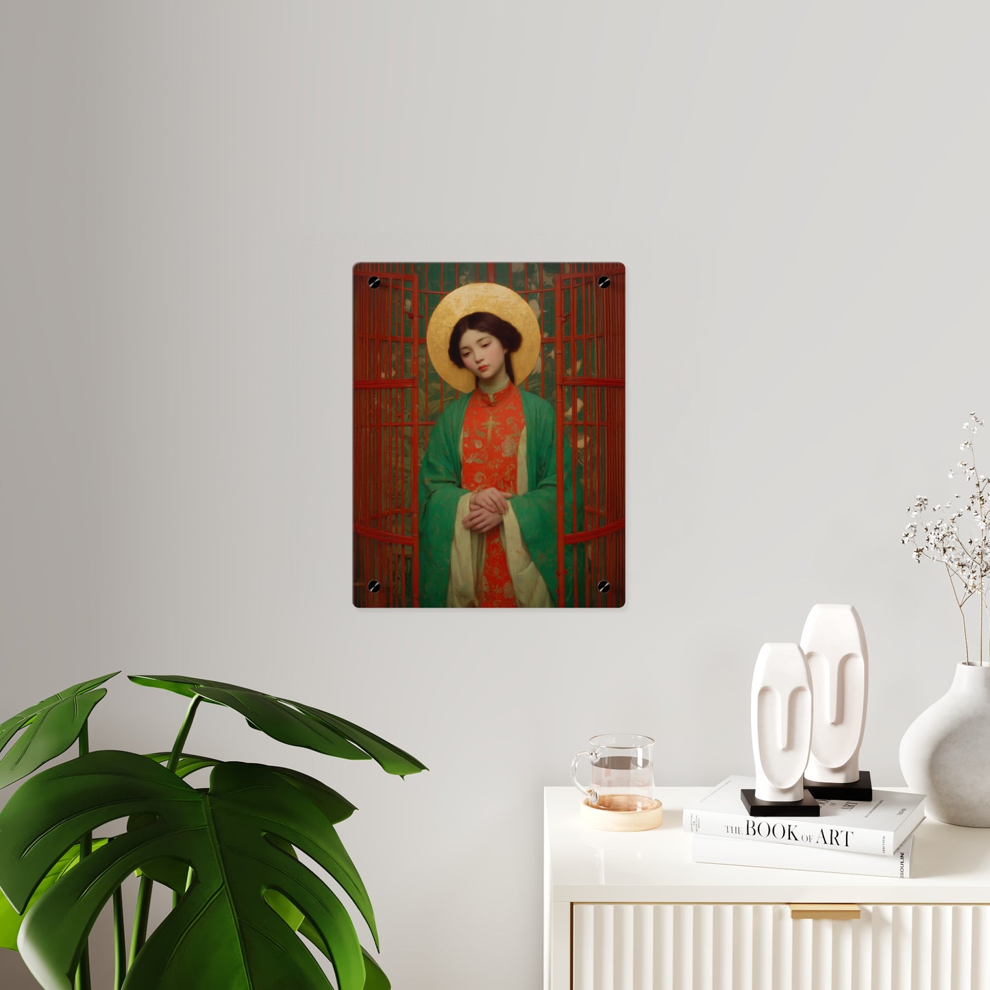 Saint Agnes Tsao Kou Ying  Wall Art Panel - Ready to Hang Acrylic Print - Catholic Saint Art - Patron Saint Print - No Frame needed