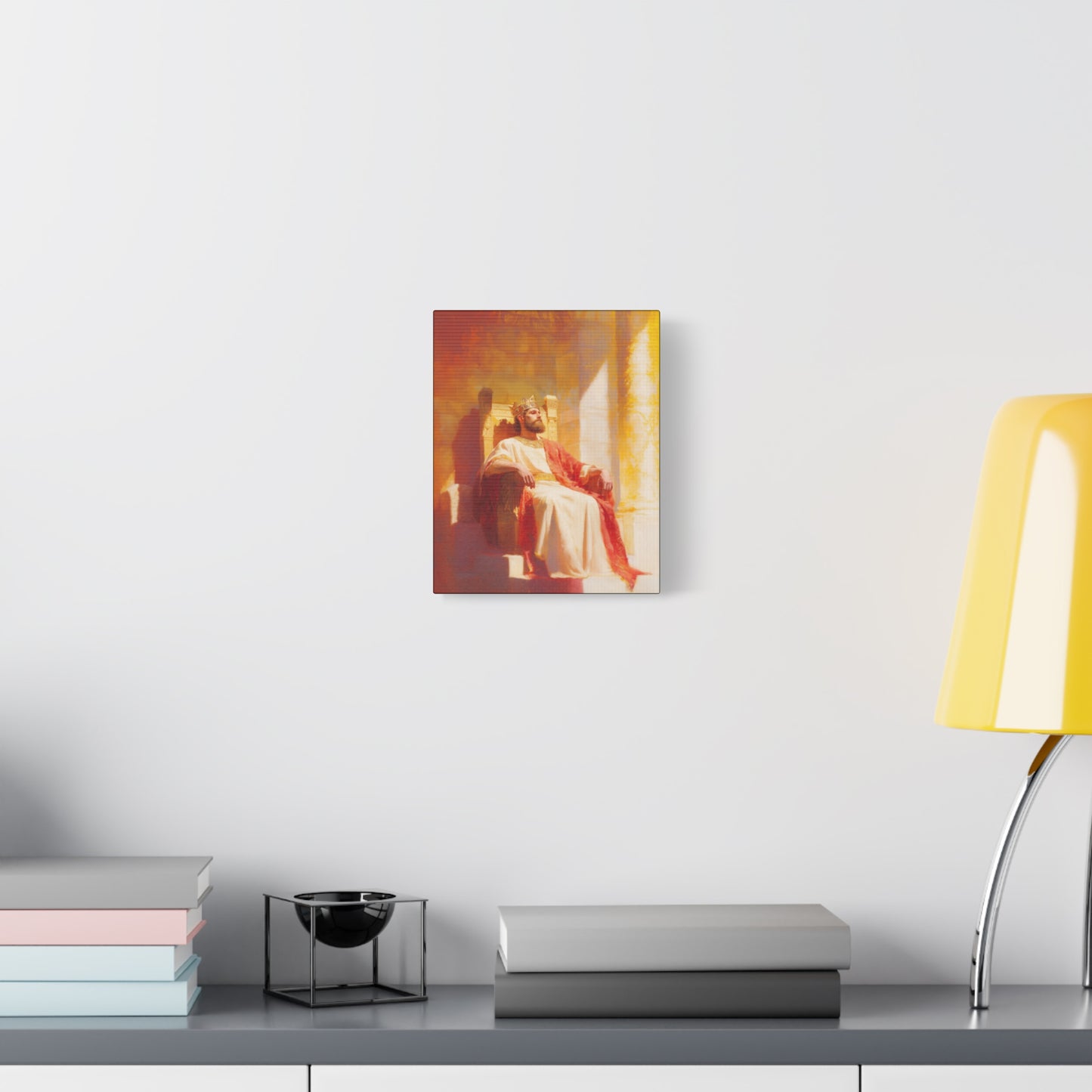 King Solomon: Keeper of God's Understanding - Gallery Wrapped Canvas - Print - Religious Art for your Home - Catholic Art