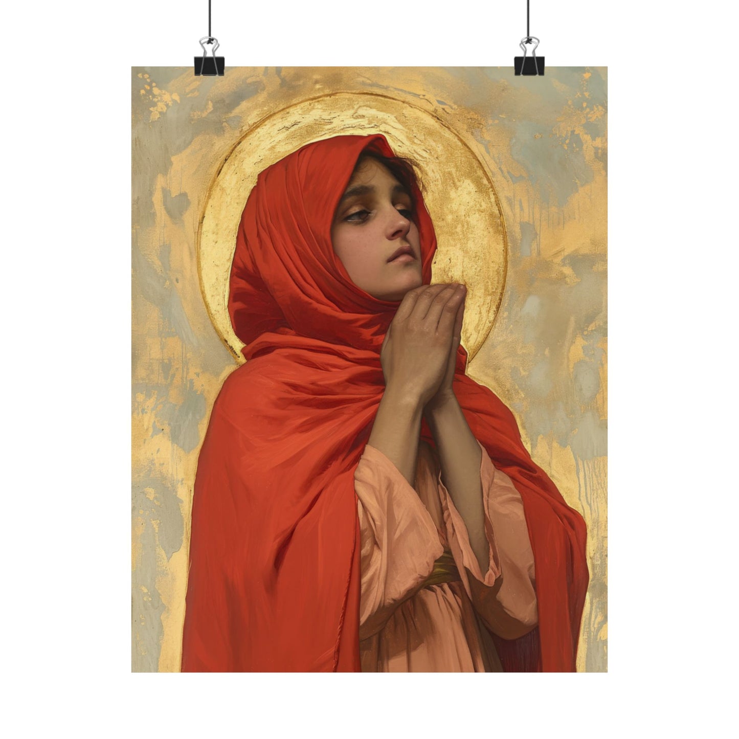 Saint Laura of Cordoba - Sanctified Souls Print - Multiple Sizes - Premium Posters - Catholic Art - Christian Home Decor Art