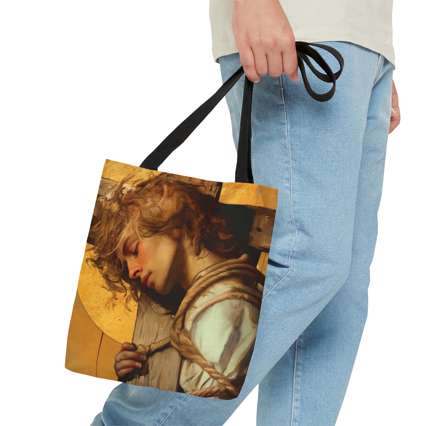 Saint Dismus, The 'Good Thief' - Tote Bag - Large Medium Small Faith Art Bag - Catholic Faith Purse