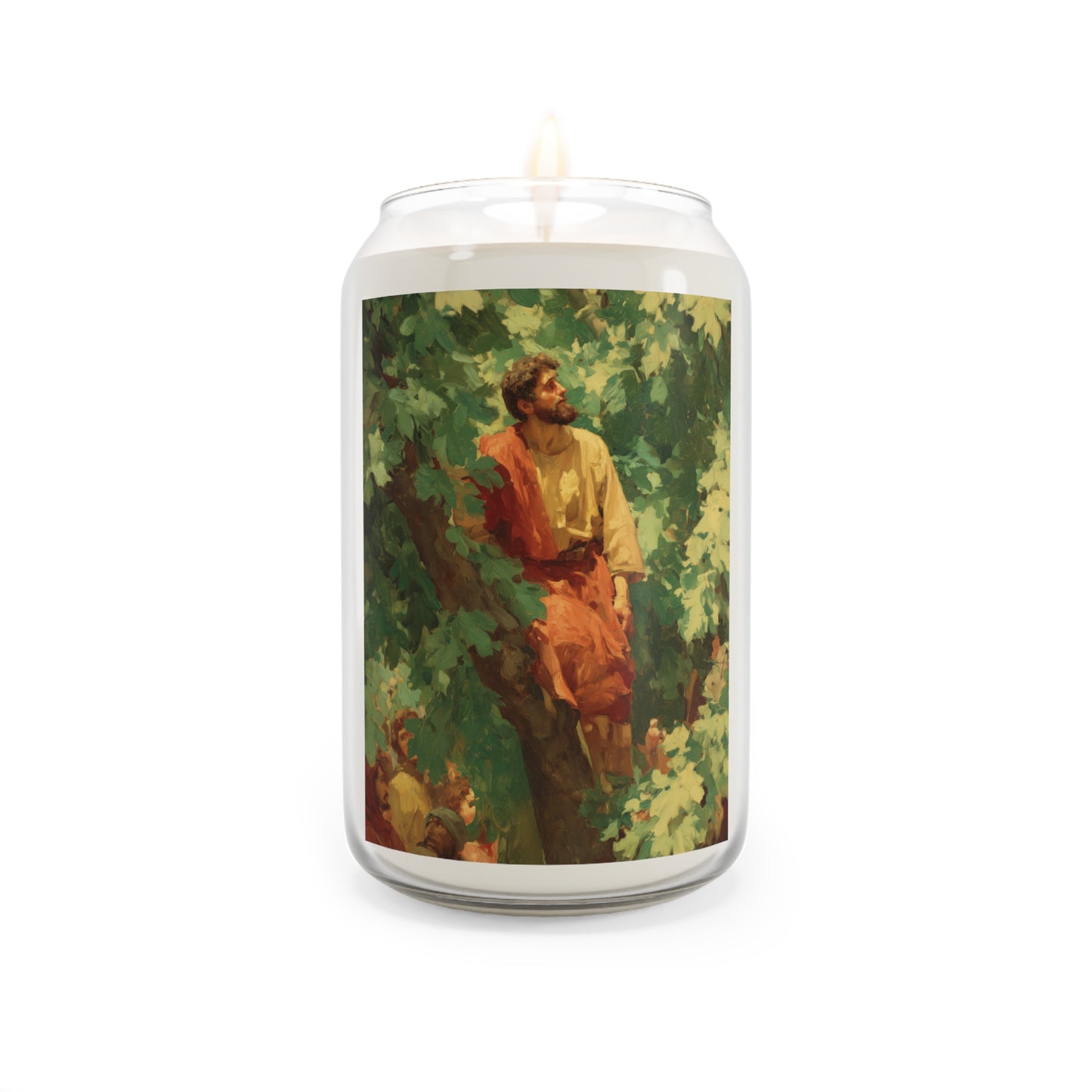 Zacchaeus - Scented Prayer Candle, 13.75oz - Tall Size - Religious Prayer Candle