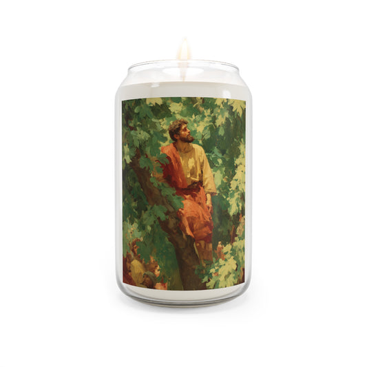 Zacchaeus - Scented Prayer Candle, 13.75oz - Tall Size - Religious Prayer Candle