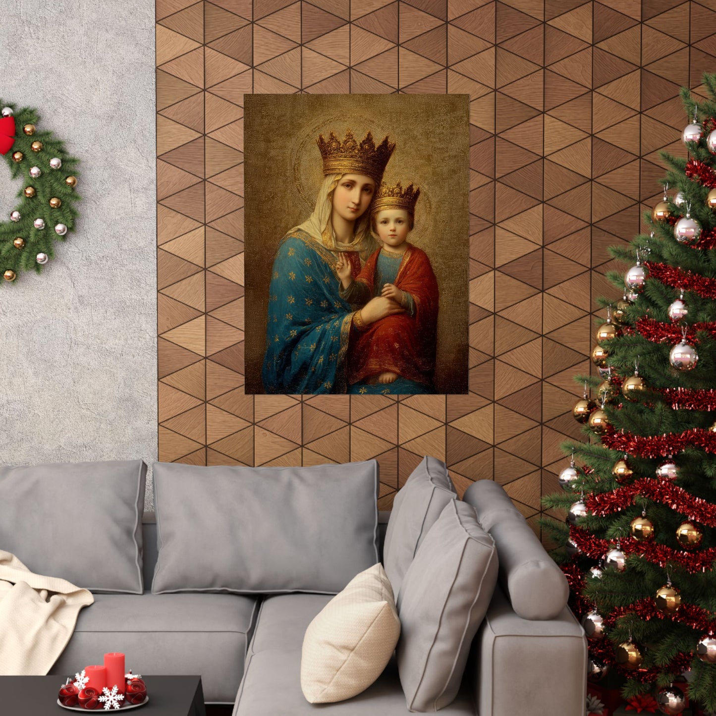 Madonna della Strada - Our Lady of the Way - Sanctified Souls Print - Multiple Sizes - Premium Matte Vertical Posters