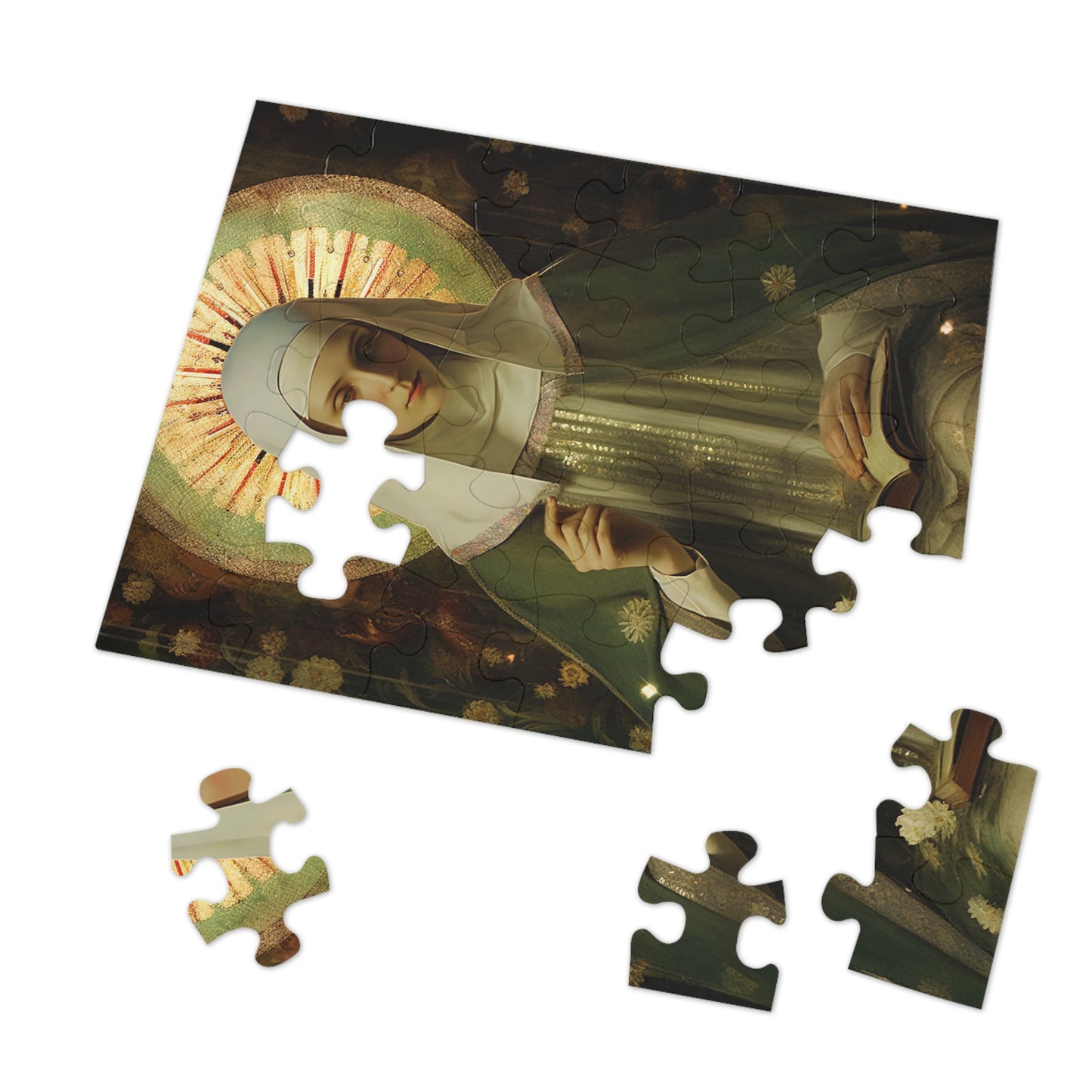Saint Ingrid of Sweden - Puzzle and Keepsake Tin - Religious Jigsaw Puzzle (30, 110, 252, 500,1000-Piece) - Religious Puzzle