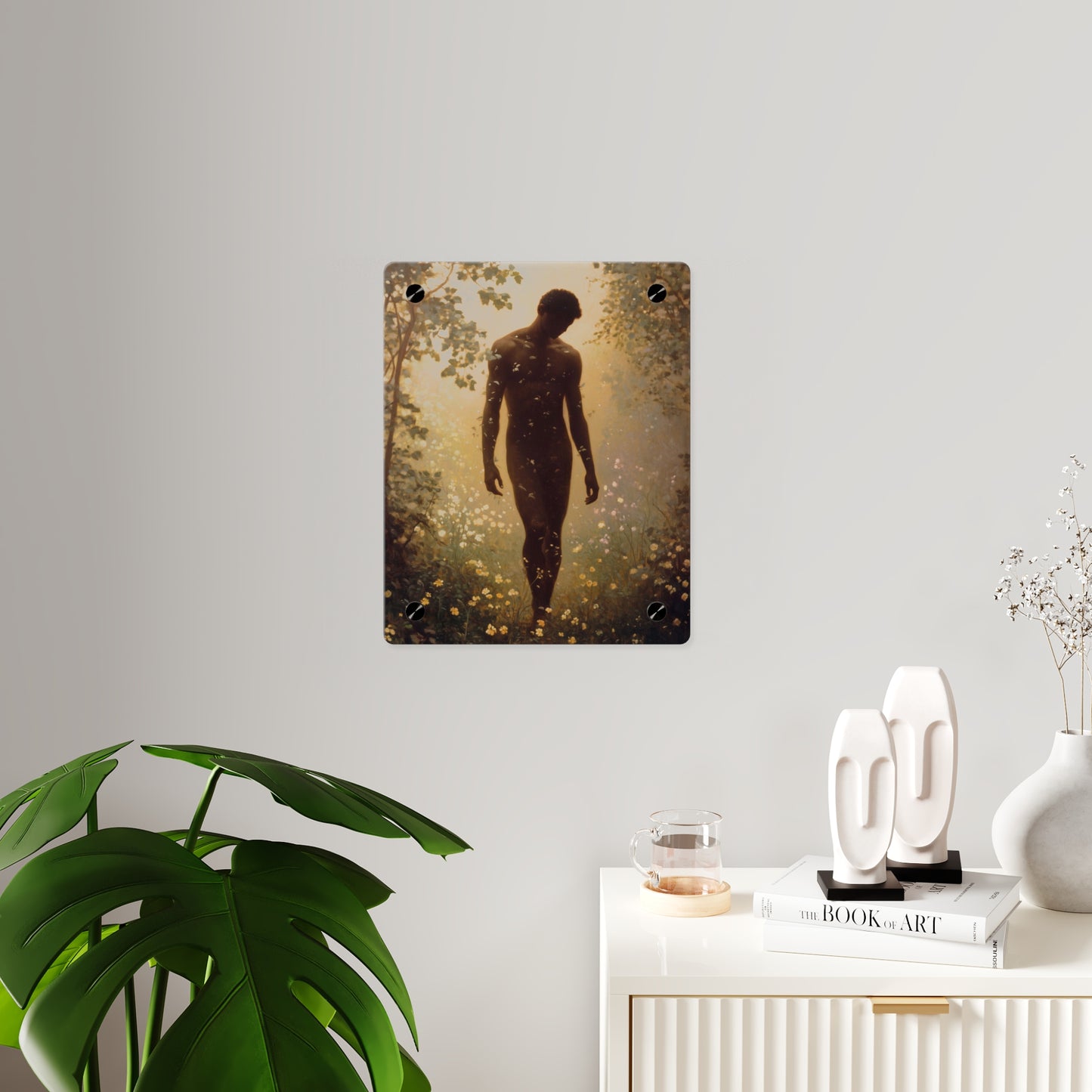 Saint Adam Wall Art Panel - Ready to Hang Acrylic Print - Catholic Saint Art - Patron Saint Print - No Frame needed