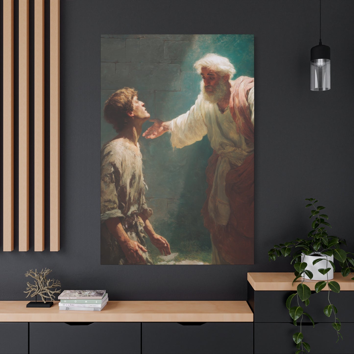 Homecoming of the Prodigal Son - Gallery Wrapped Canvas - Print - Religious Art for your Home - Catholic Art Print