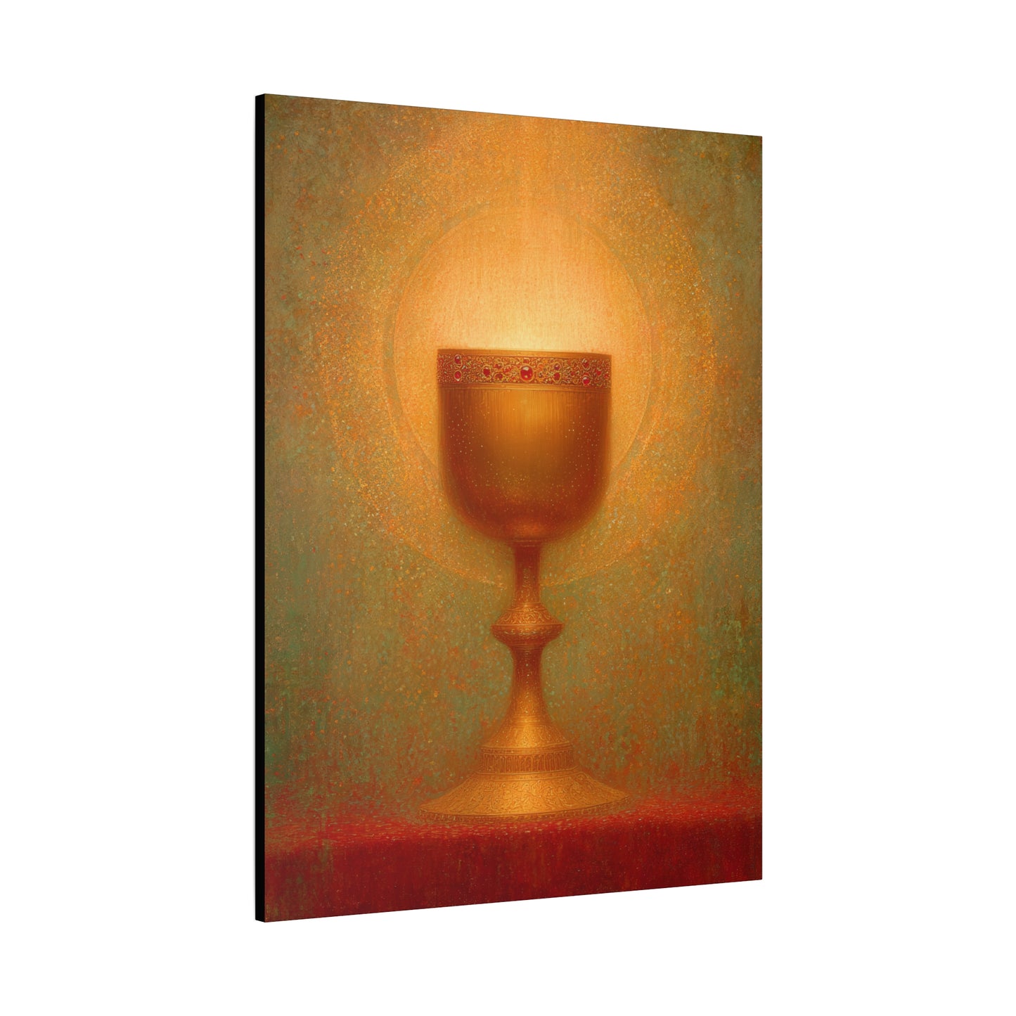 Chalice of the Lamb, Light of the World - The Holy Grail - Gallery Wrapped Canvas - Print - Religious Art for your Home - Catholic Art