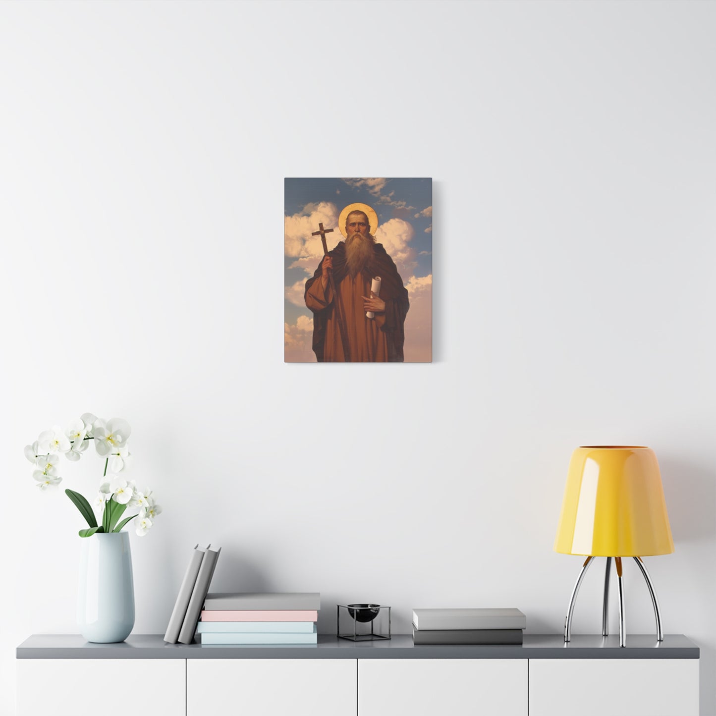 Saint Joannicus the Great / Loannikios of Mount Olympus - Gallery Wrapped Canvas - Print - Religious Art for your Home - Catholic Art Print