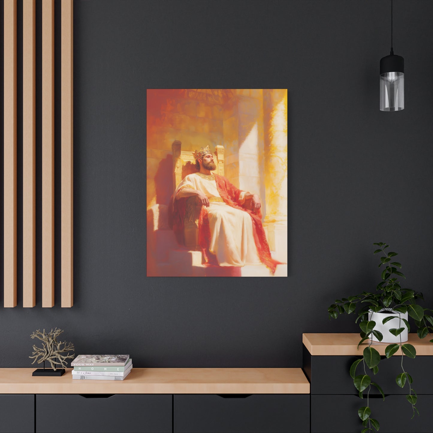 King Solomon: Keeper of God's Understanding - Gallery Wrapped Canvas - Print - Religious Art for your Home - Catholic Art