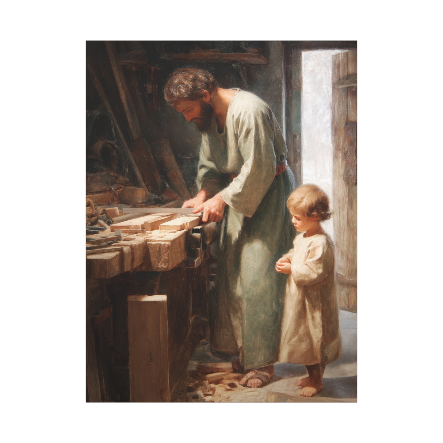 St. Joseph the Worker - Catholic Saint Canvas Print