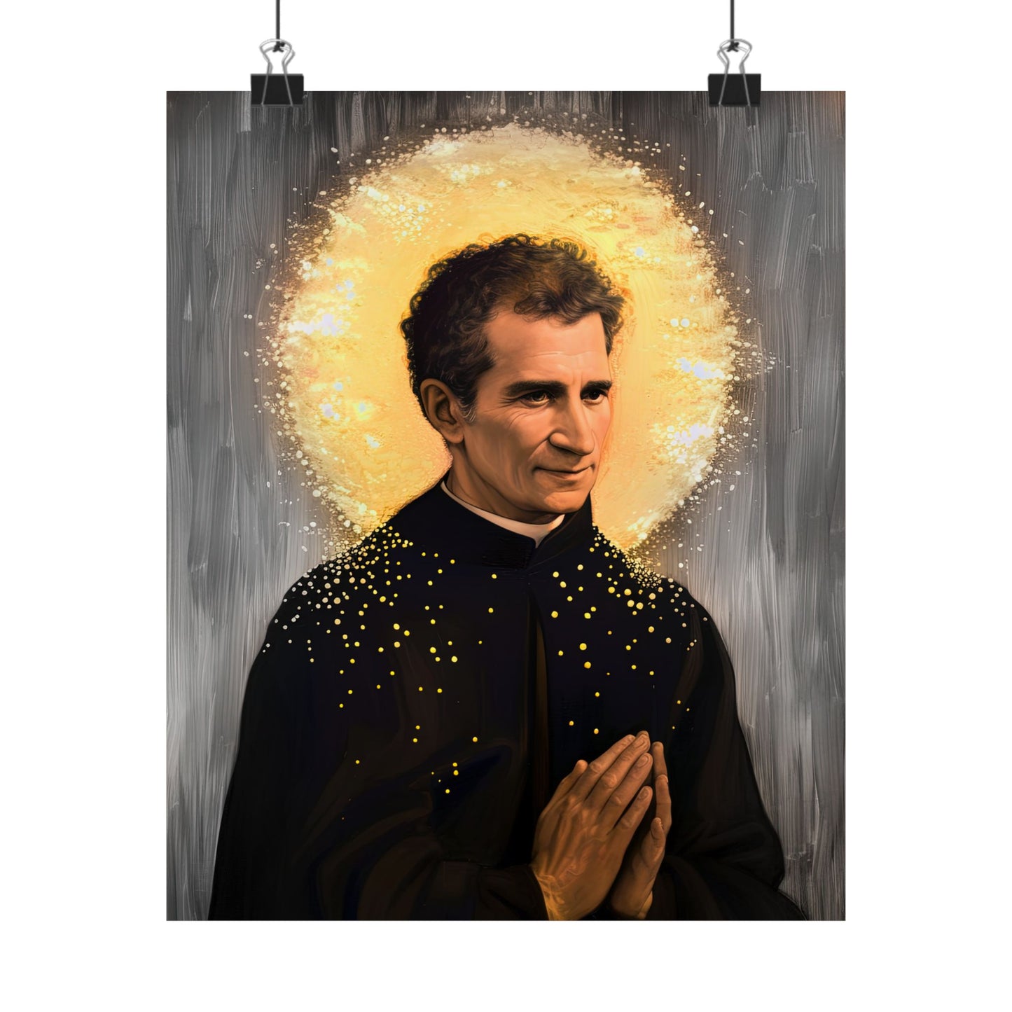 Saint John Bosco / Don Bosco  - Sanctified Souls Print - Multiple Sizes - Premium Matte Vertical Posters
