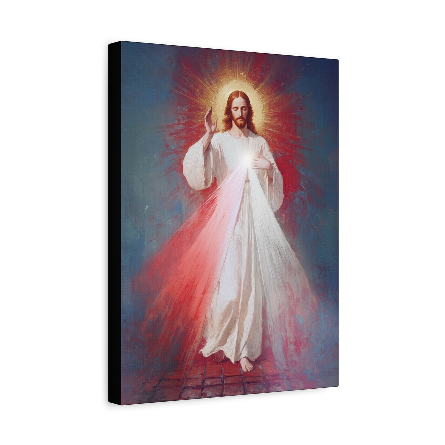 The Divine Mercy - Our Lord Jesus Christ - Gallery Wrapped Canvas - Print - Religious Art for your Home - Catholic
