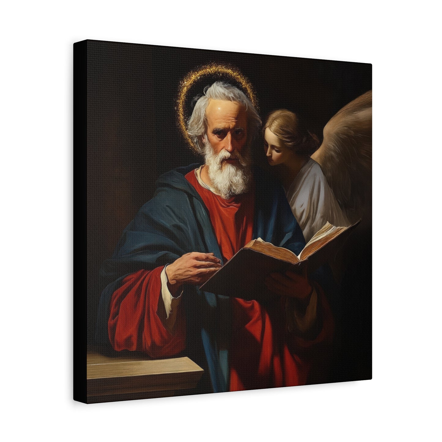 Saint Matthew the Apostle - Gallery Wrapped Canvas - Print - Religious Art for your Home - Catholic
