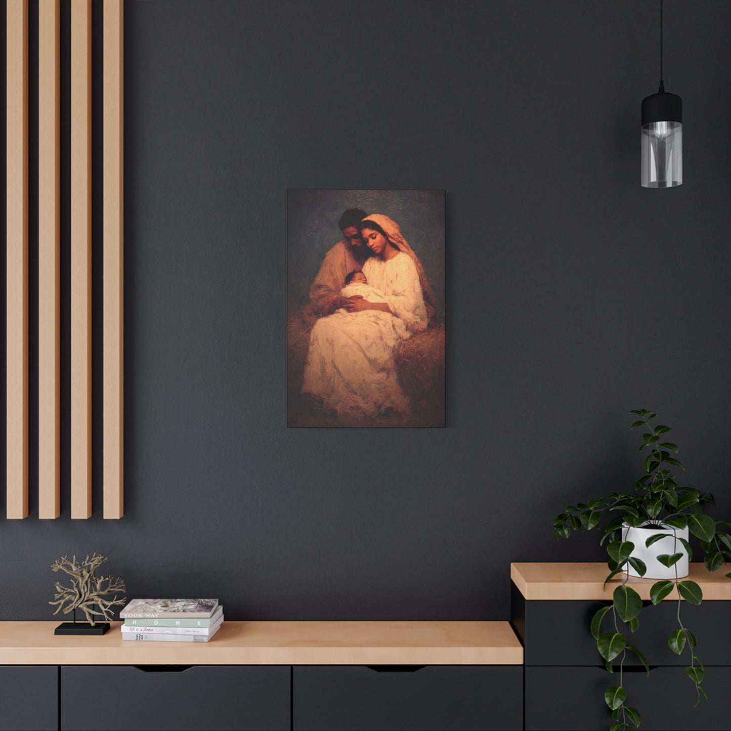 Love Made Visible in the Holy Family - Gallery Wrapped Canvas - Print - Religious Art for your Home - Catholic