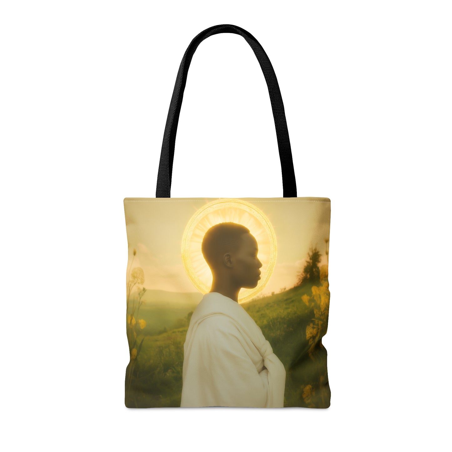 Saint Charles Lwanga - Tote Bag - Large Medium Small Faith Art Bag - Bible Study Faith Purse - Double Sided