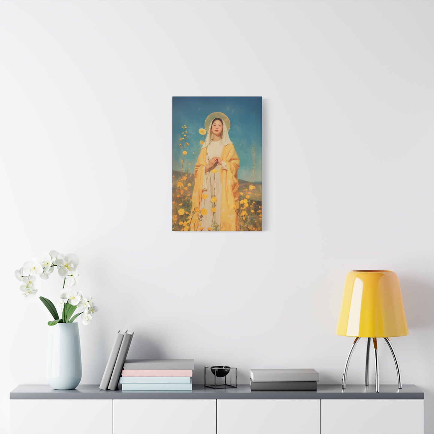 Saint Agatha Lin - Gallery Wrapped Canvas - Print - Religious Art for your Home - Catholic Art