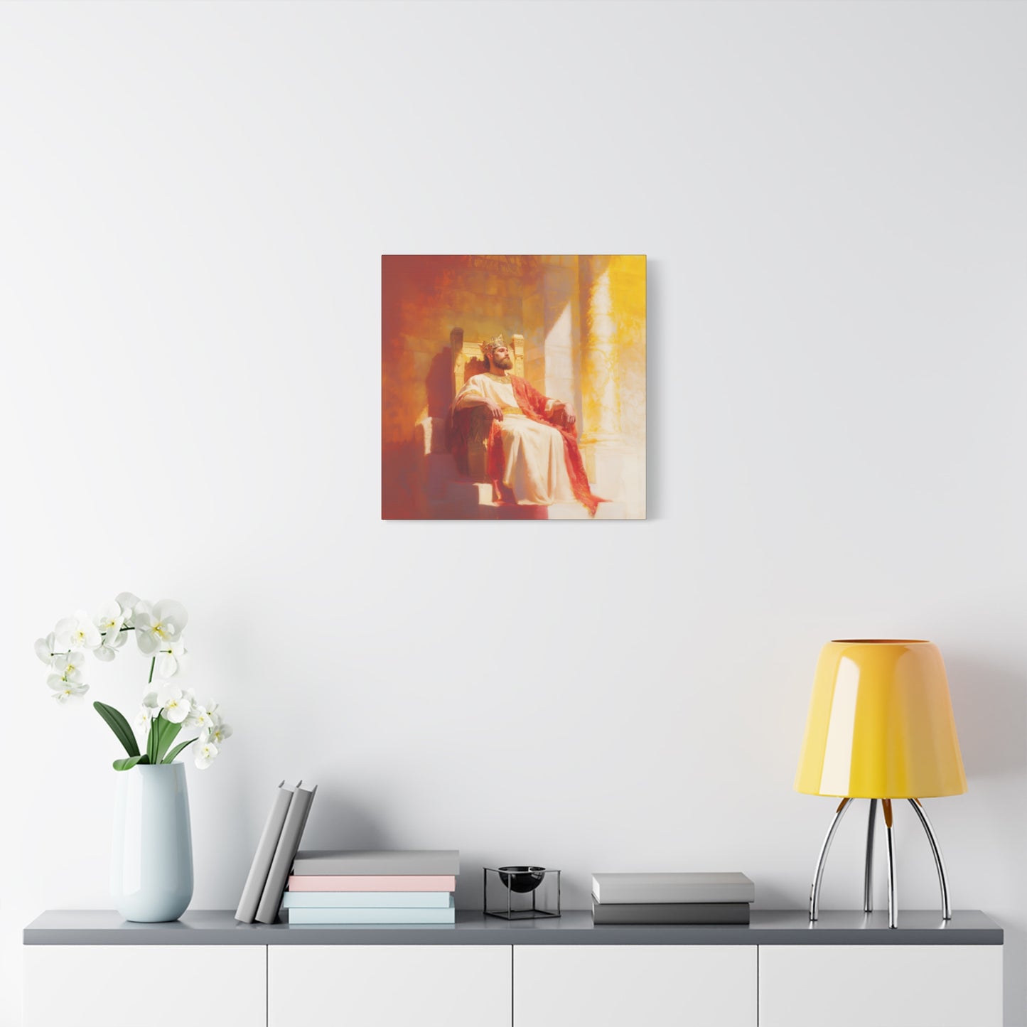 King Solomon: Keeper of God's Understanding - Gallery Wrapped Canvas - Print - Religious Art for your Home - Catholic Art