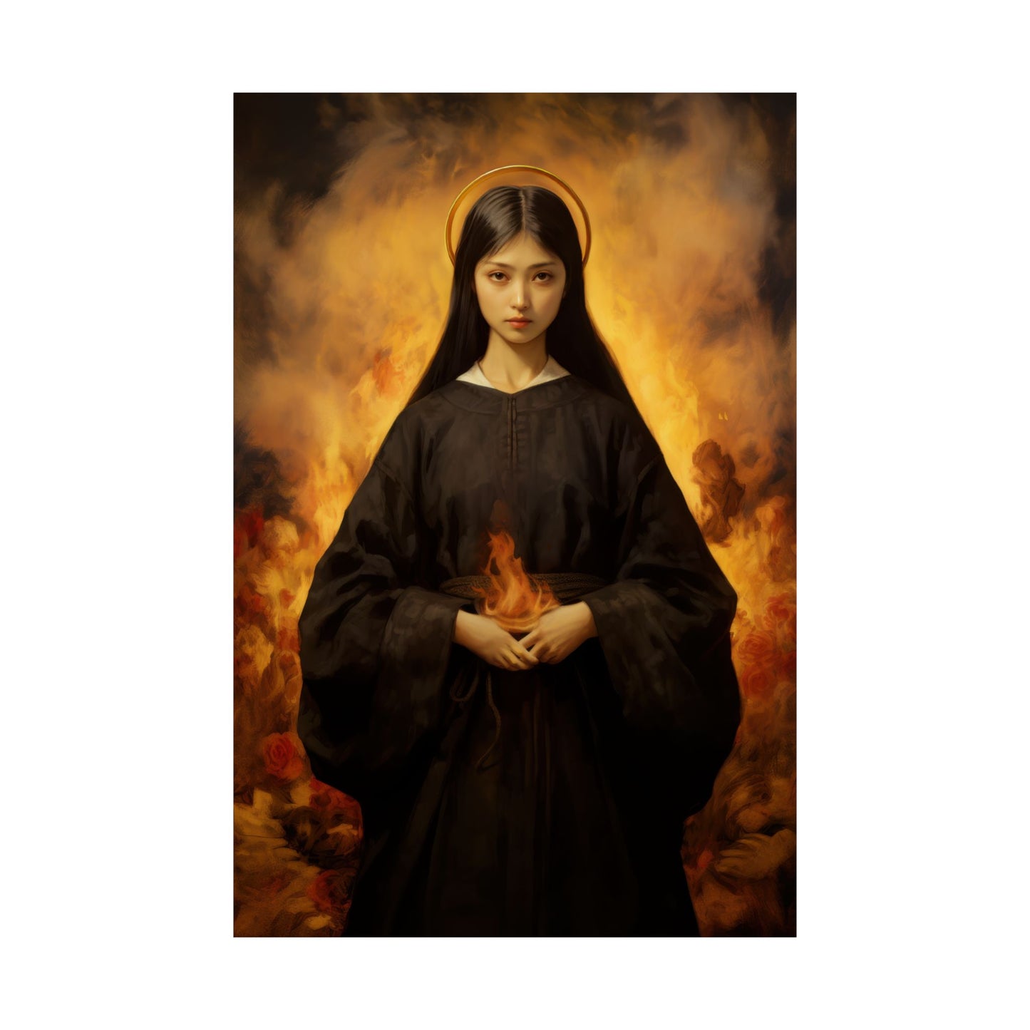 Blessed Mary Magdalen Kiota - Sanctified Souls Print - Multiple Sizes - Premium Posters - Catholic Art - Christian - Gifts for Catholics