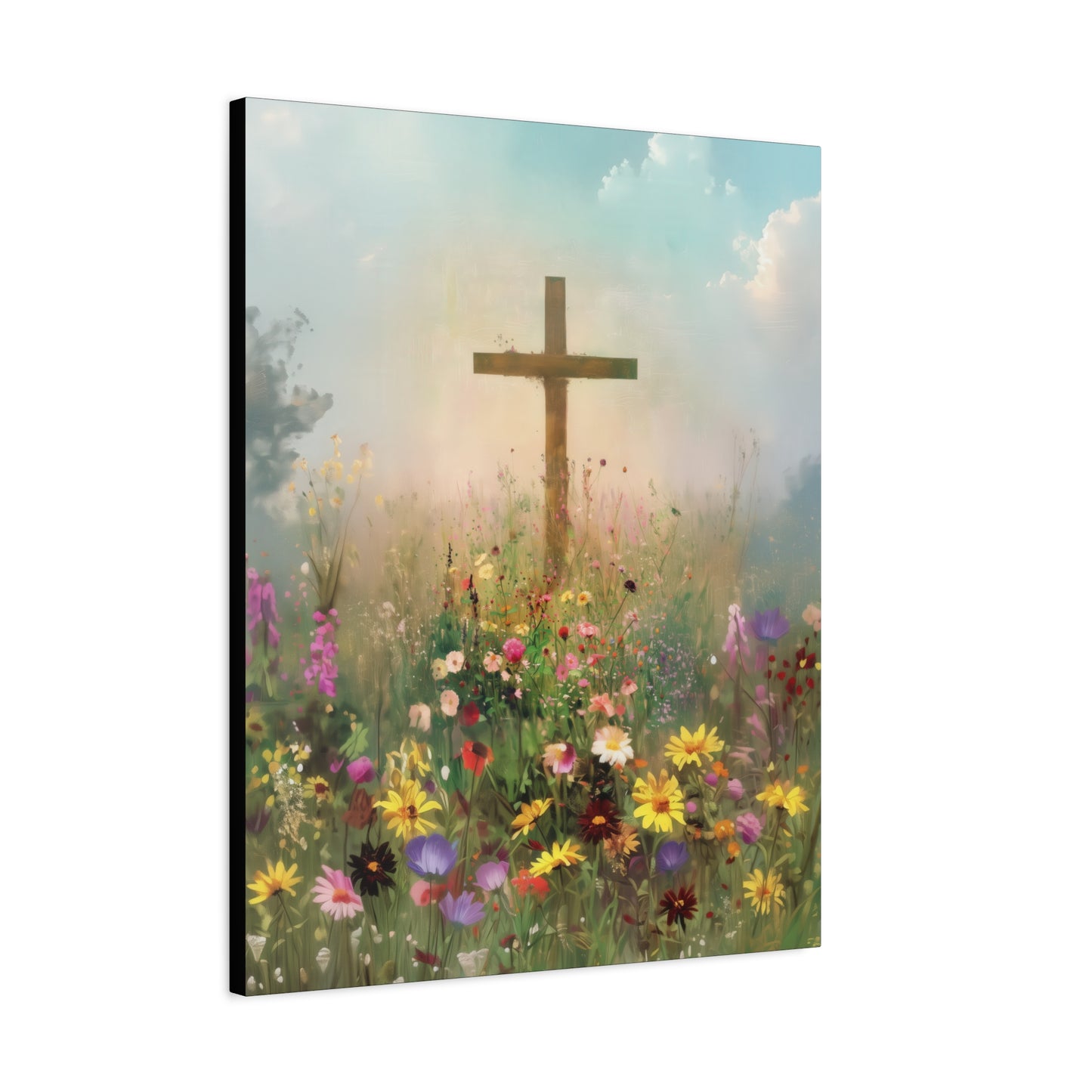 The Cross That Called the Earth to Life - Gallery Wrapped Canvas - Print - Religious Art for your Home - Catholic