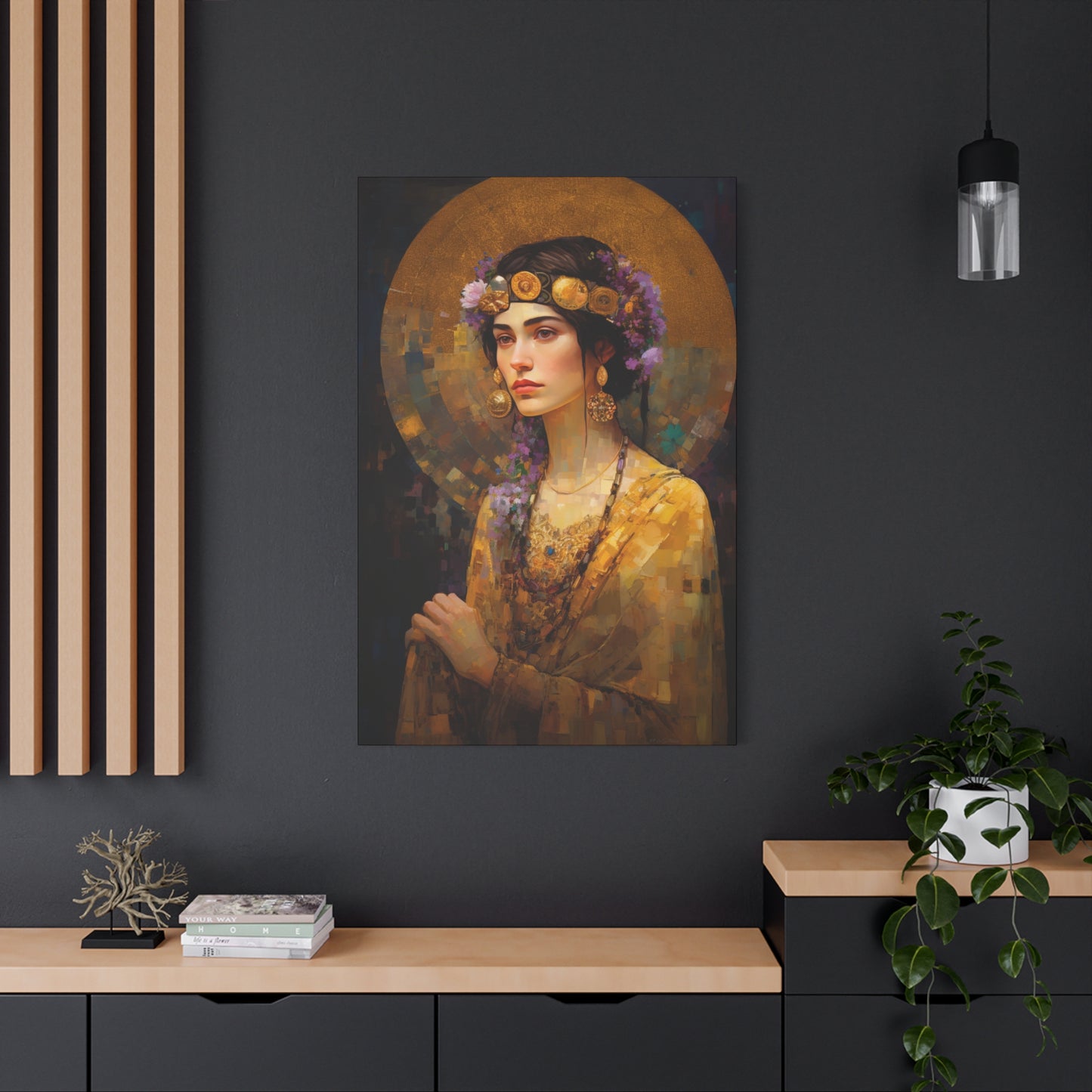 Saint Lydia Purpuraria Canvas Print - Multiple Sizes - Catholic Home art - Museum Wrapped Canvas - Sanctified Souls Print