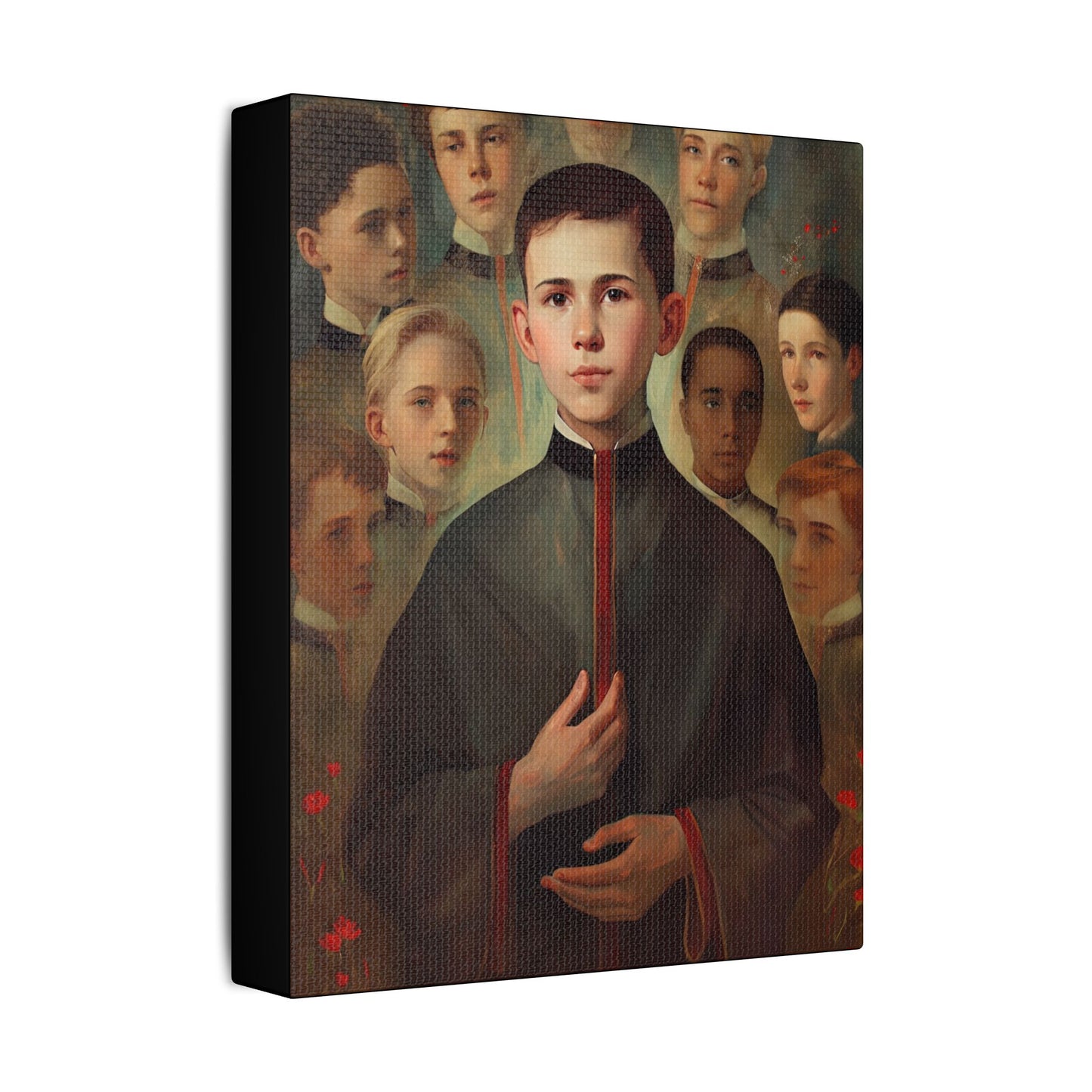 Saint John Berchmans Canvas Print - Multiple Sizes - Catholic Home art - Museum Wrapped Canvas - Sanctified Souls Print