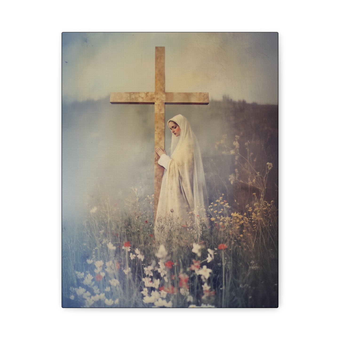 The Feast of the Exaltation of the Holy Cross - Multiple Sizes - Catholic Home art - Museum Wrapped Canvas - Sanctified Souls Print