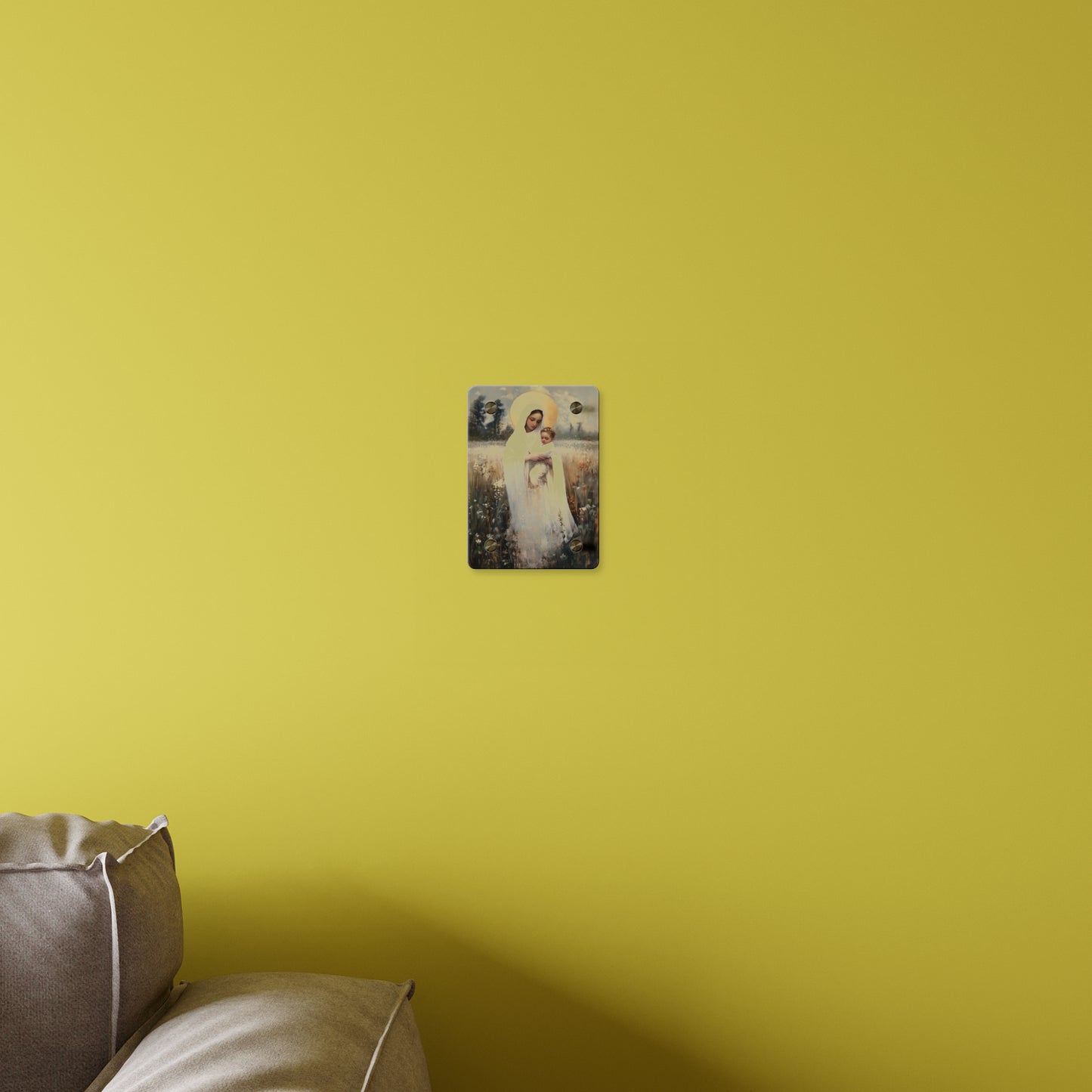 Our Lady of the Prairie Wall Art Panel - Ready to Hang Acrylic Print - Catholic Saint Art - Patron Saint Print