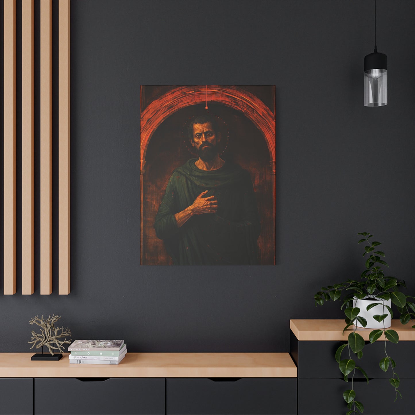 Saint Bartholomew Canvas Print - Multiple Sizes - Catholic Home art - Museum Wrapped Canvas - Sanctified Souls Print