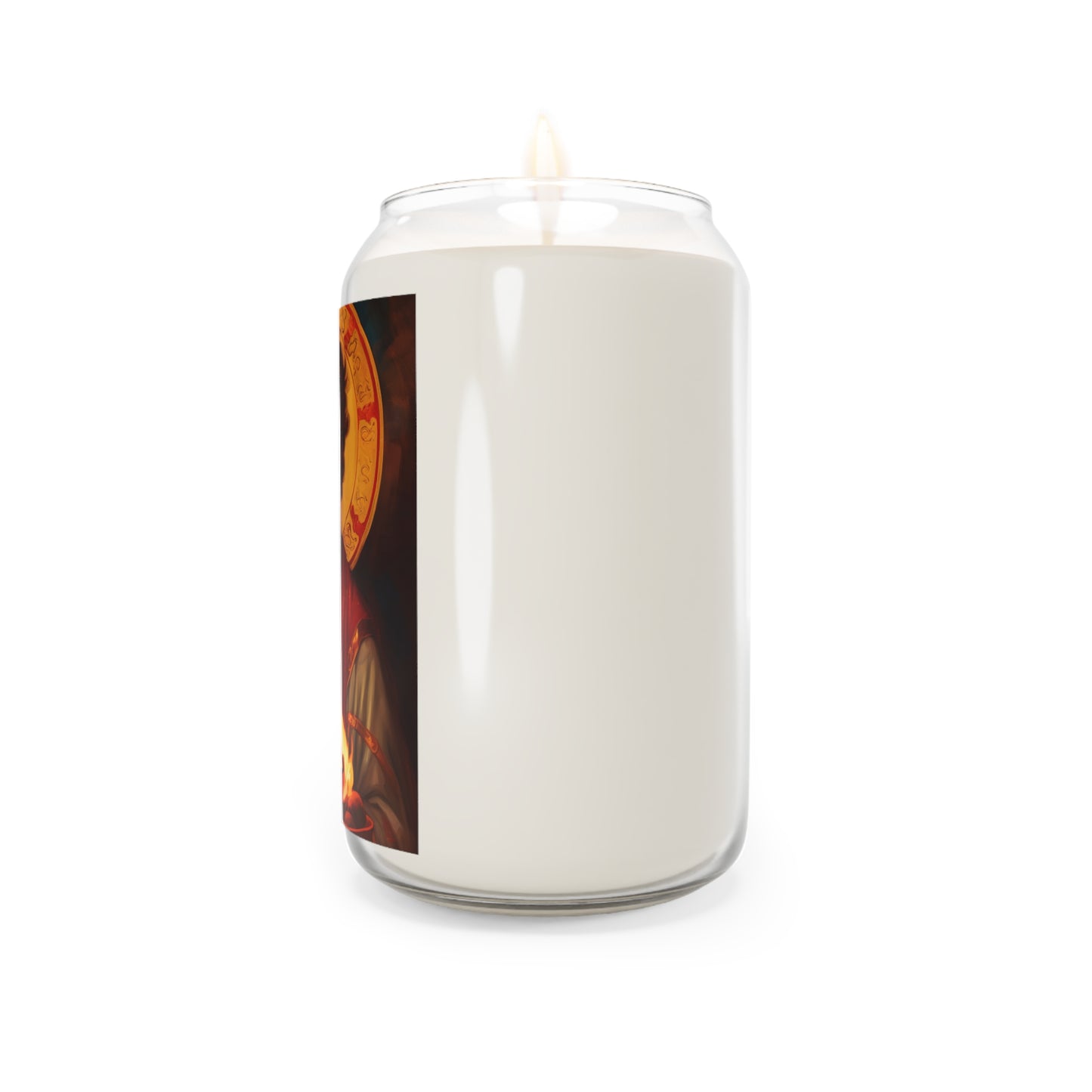 Saint Lawrence Deacon and Martyr - Scented Prayer Candle, 13.75oz - Tall Size - Religious Prayer Candle - Catholic Art - Religious Gift