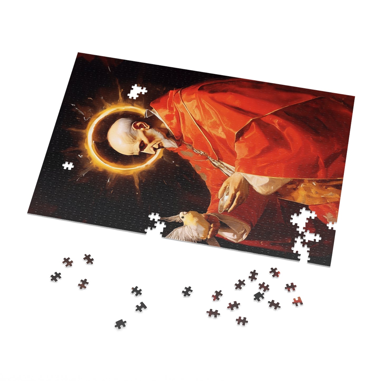 Saint Pope Gregory - Puzzle and Keepsake Tin - Religious Jigsaw Puzzle (30, 110, 252, 500,1000-Piece) - Religious Puzzle