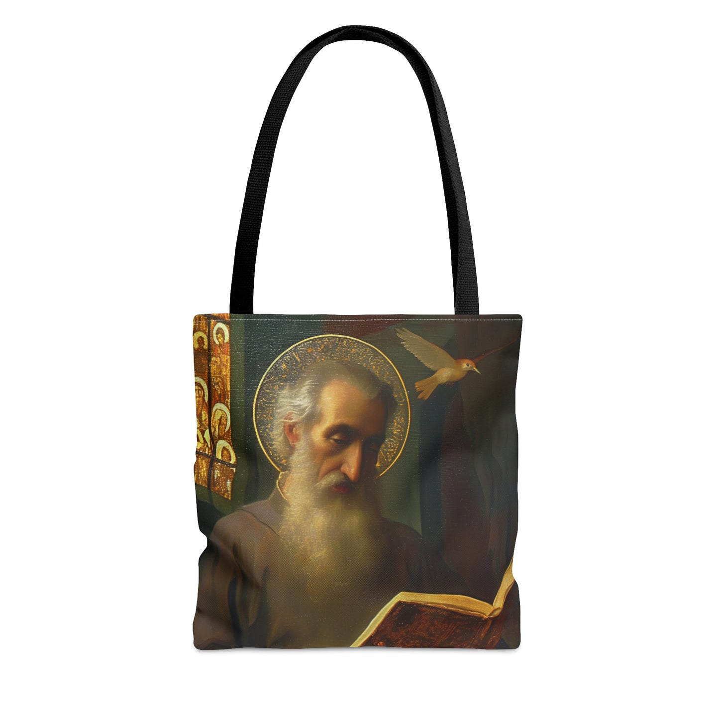 Saint Issac of Armenia Tote Bag - Large Medium Small Faith Art Bag - Catholic Faith Purse - Religious - Prayer Bag - Devotional Purse