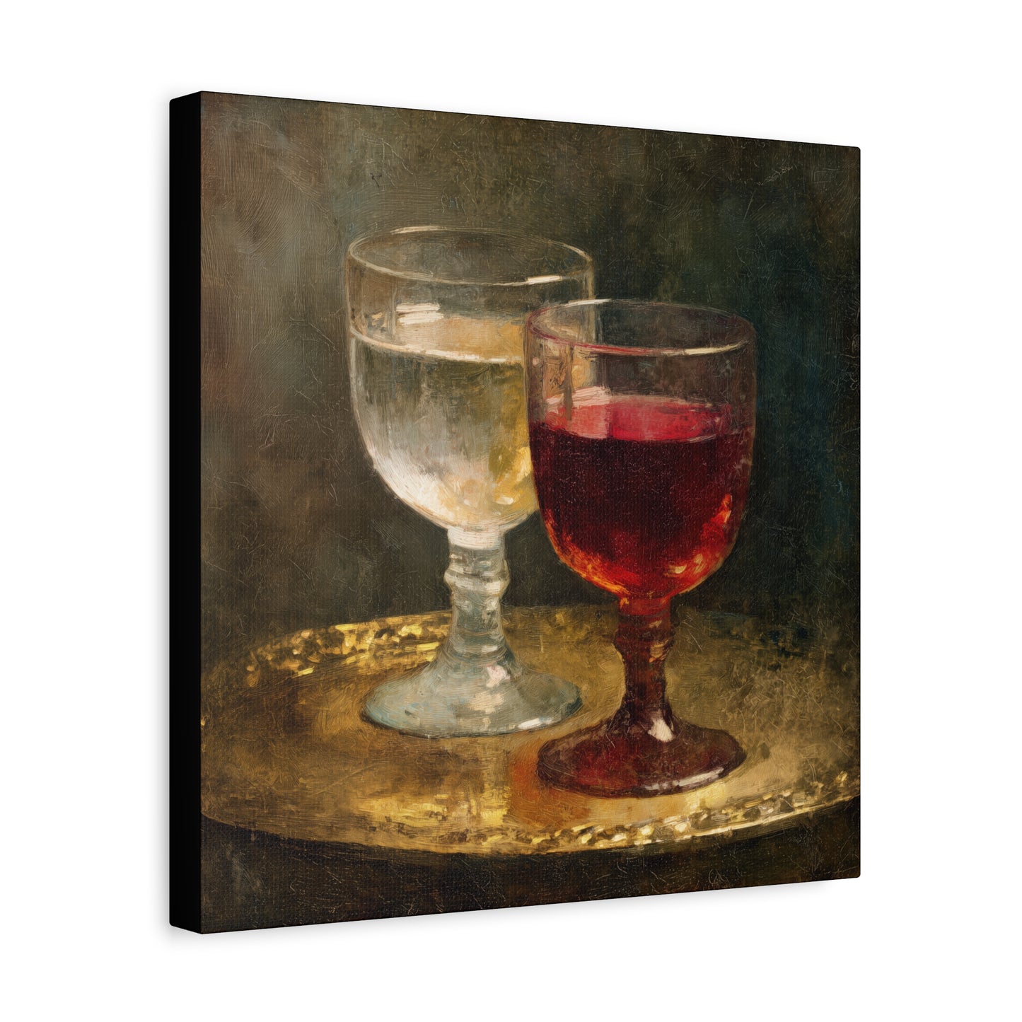 Cana and the Miracle of Abundance - Water into Wine - Gallery Wrapped Canvas - Print - Religious Art for your Home - Catholic Art Print