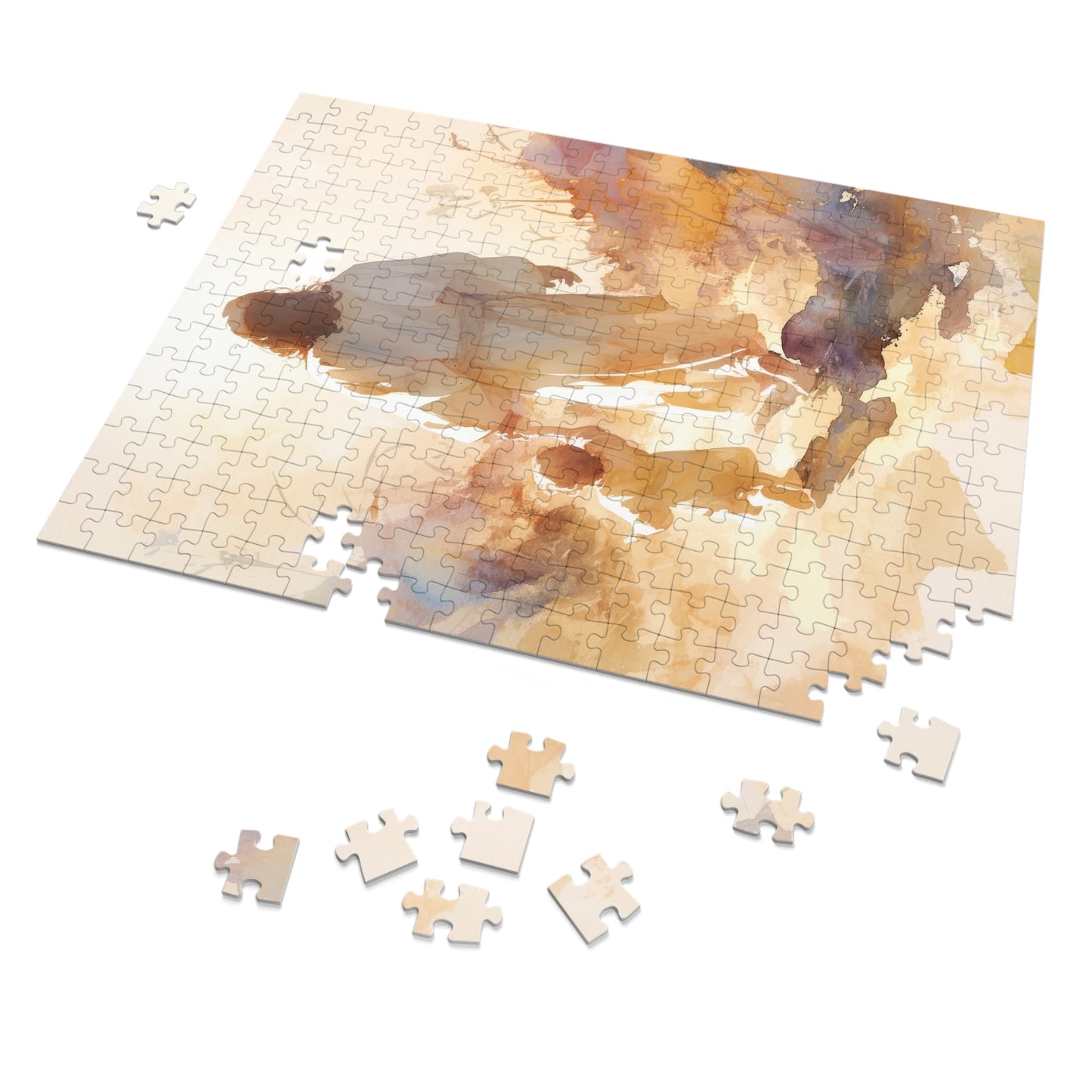 Jesus Guiding a Child in Faith - Christ and Child - Puzzle and Keepsake Tin - Religious (30, 110, 252, 500,1000) - Religious Puzzle