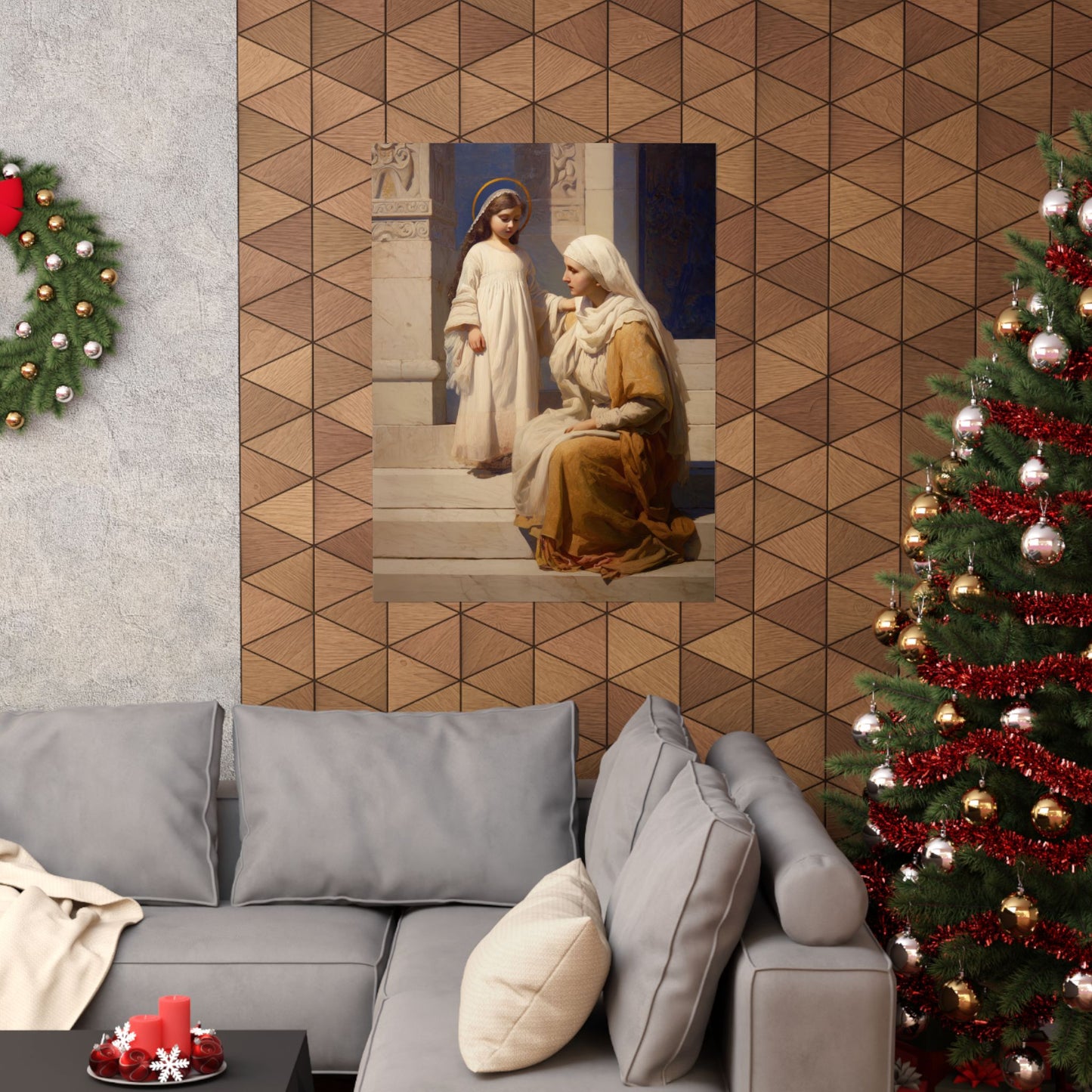 The Feast of the Presentation of the Blessed Mary - Sanctified Souls Print - Multiple Sizes - Premium Matte Vertical Posters