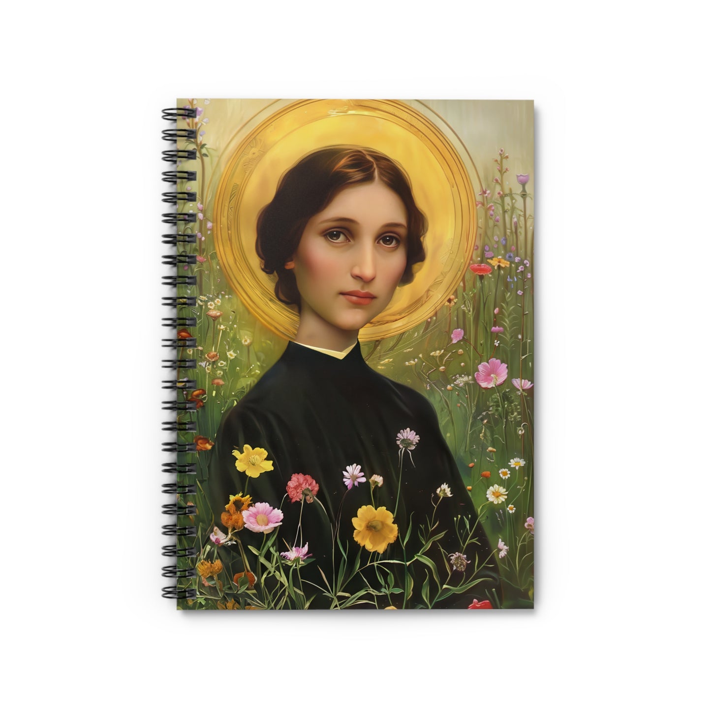 Saint Bartolomea Capitanio - Sanctified Souls Art - Religious - Spiral Notebook - Ruled Line - Catholic Religious art present gift