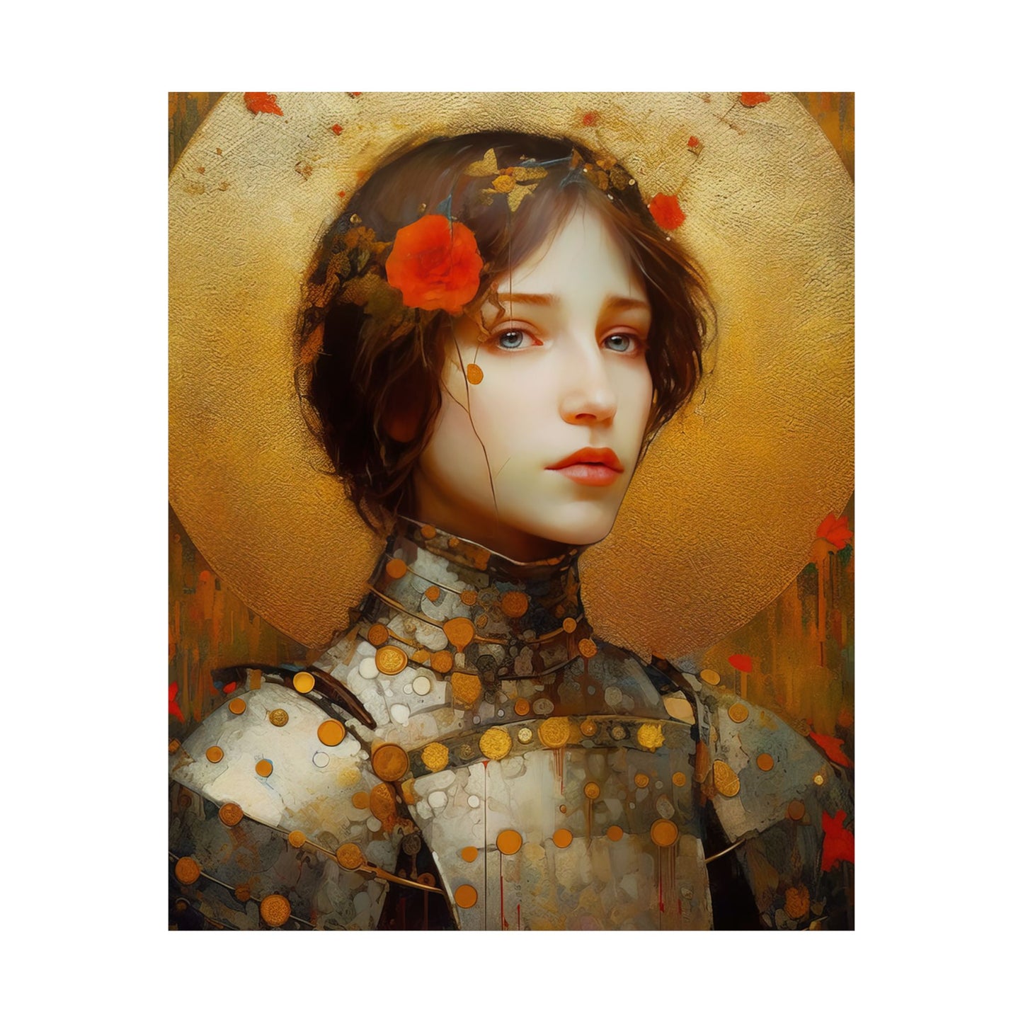 Saint Joan of Arc Print - Sanctified Souls Print - Multiple Sizes - Premium Matte Vertical Posters
