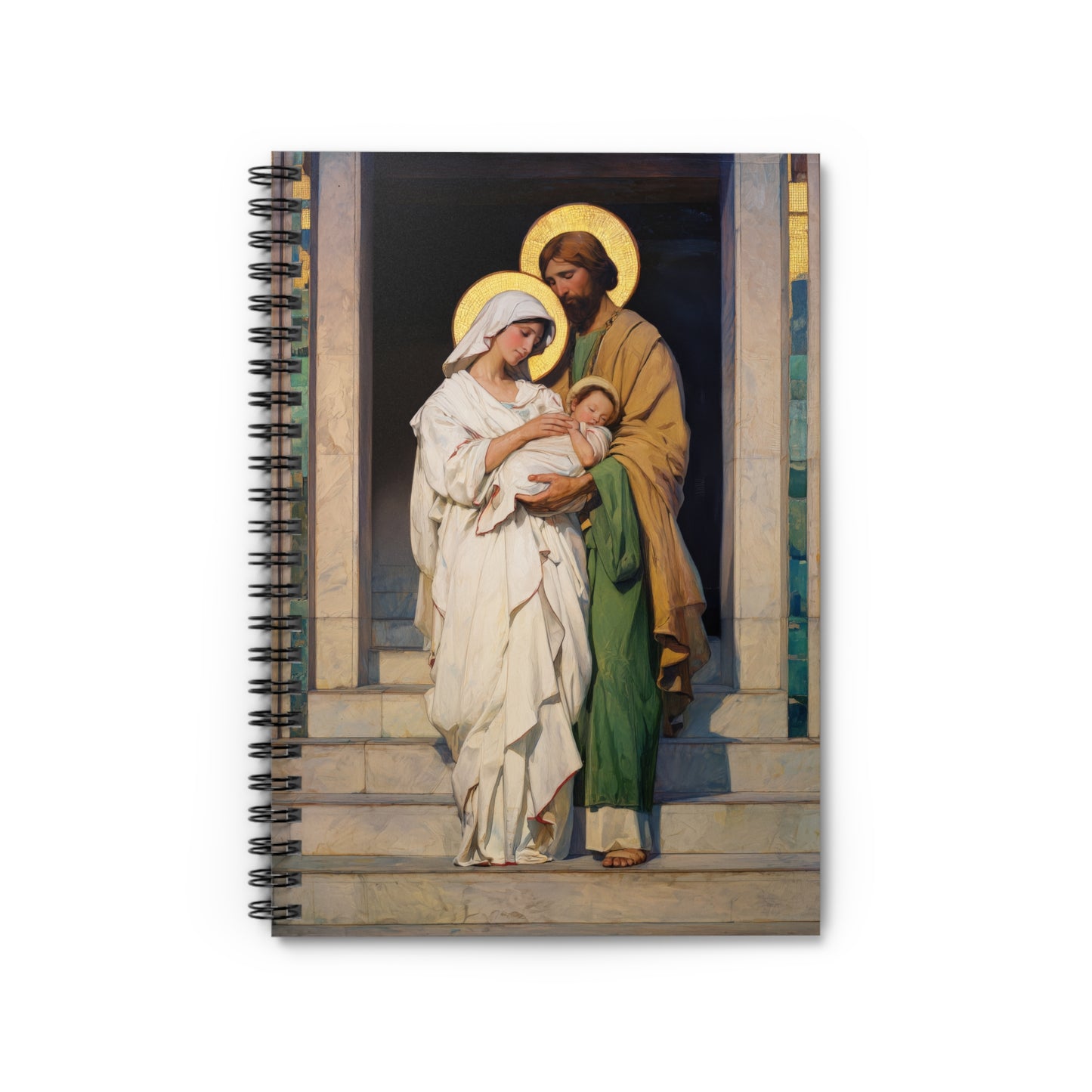 The Feast of the Presentation of the Lord - Holy Family - Journal - Sanctified Souls Art - Religious Based Notebook - Spiral Notebook