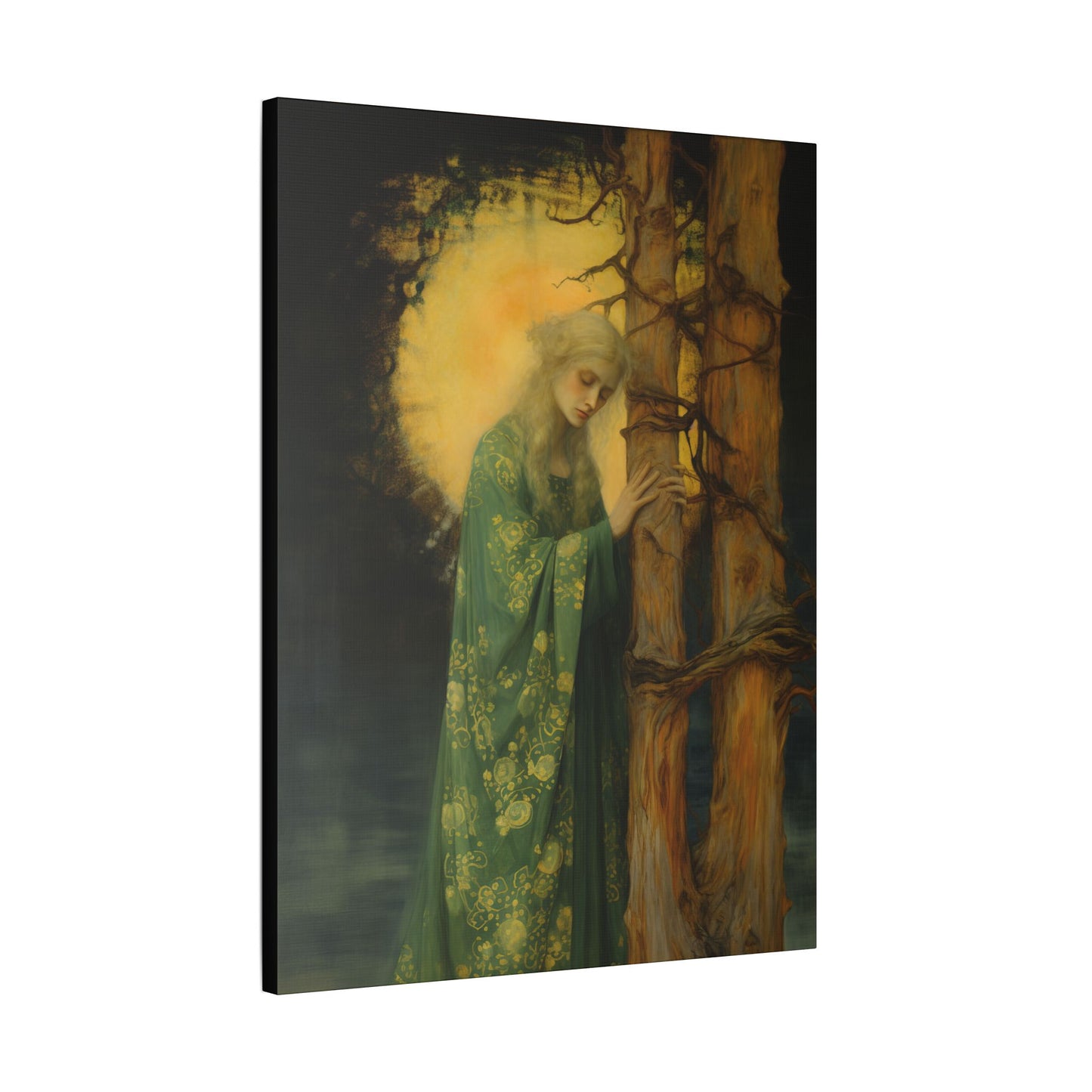 Saint Afra Canvas Print - Multiple Sizes - Catholic Home art - Gallery Wrapped Canvas - Sanctified Souls Print